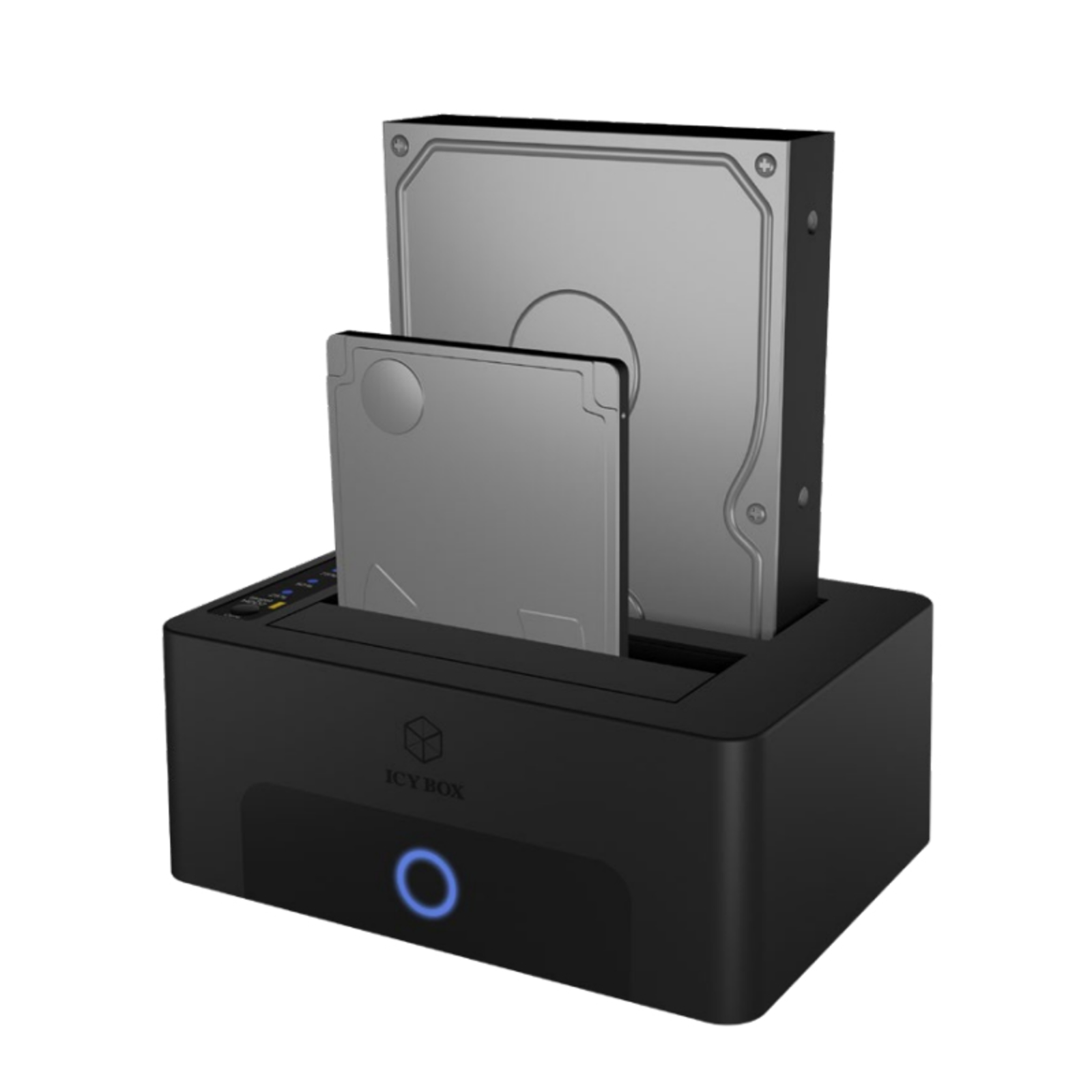 ICY BOX Docking And Cloning Station for 2.5inch Or 3.5inch Sata Drives on USB 3.0 Host