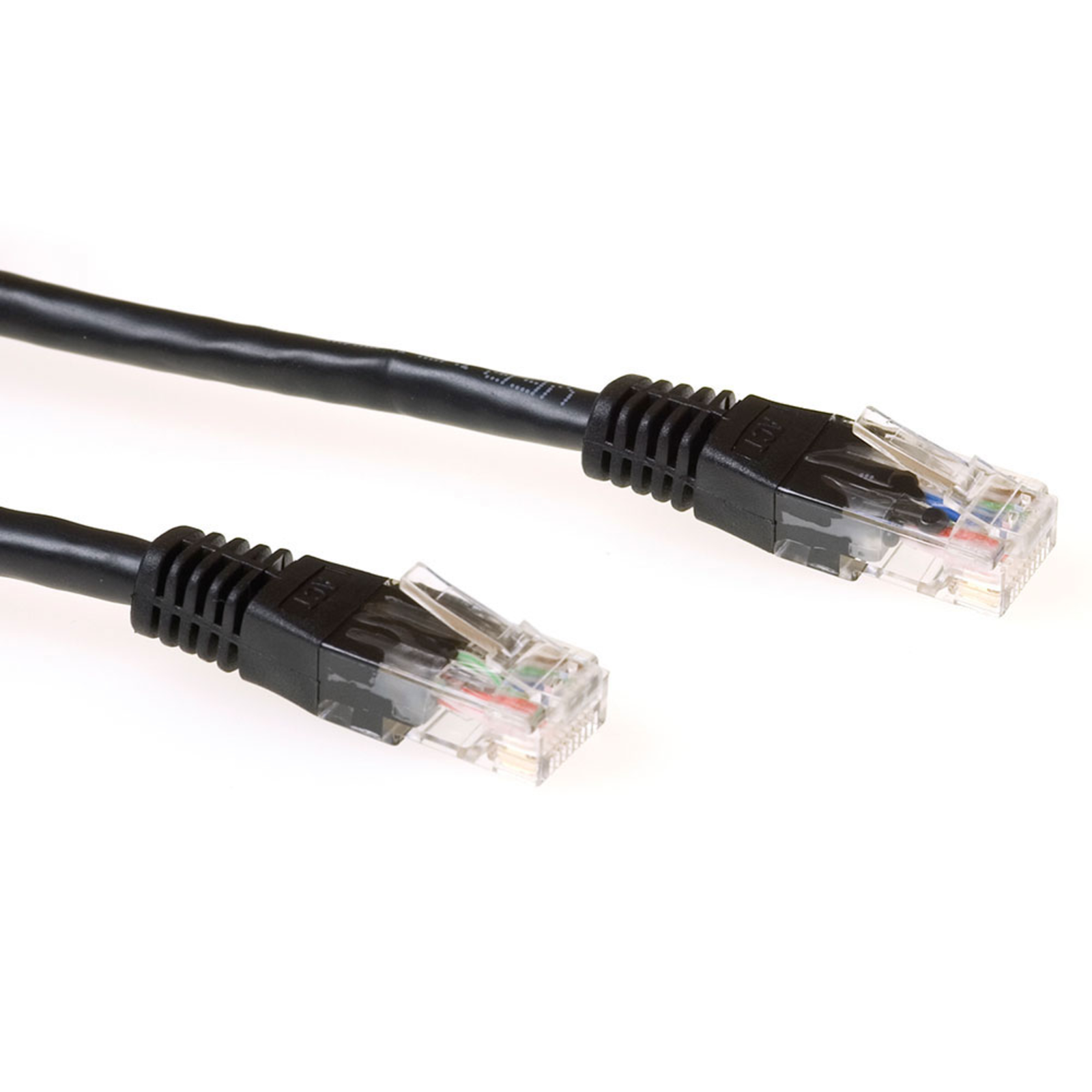 ACT Black 1 Metre UTP CAT6 Patch Cable with RJ45 Connectors