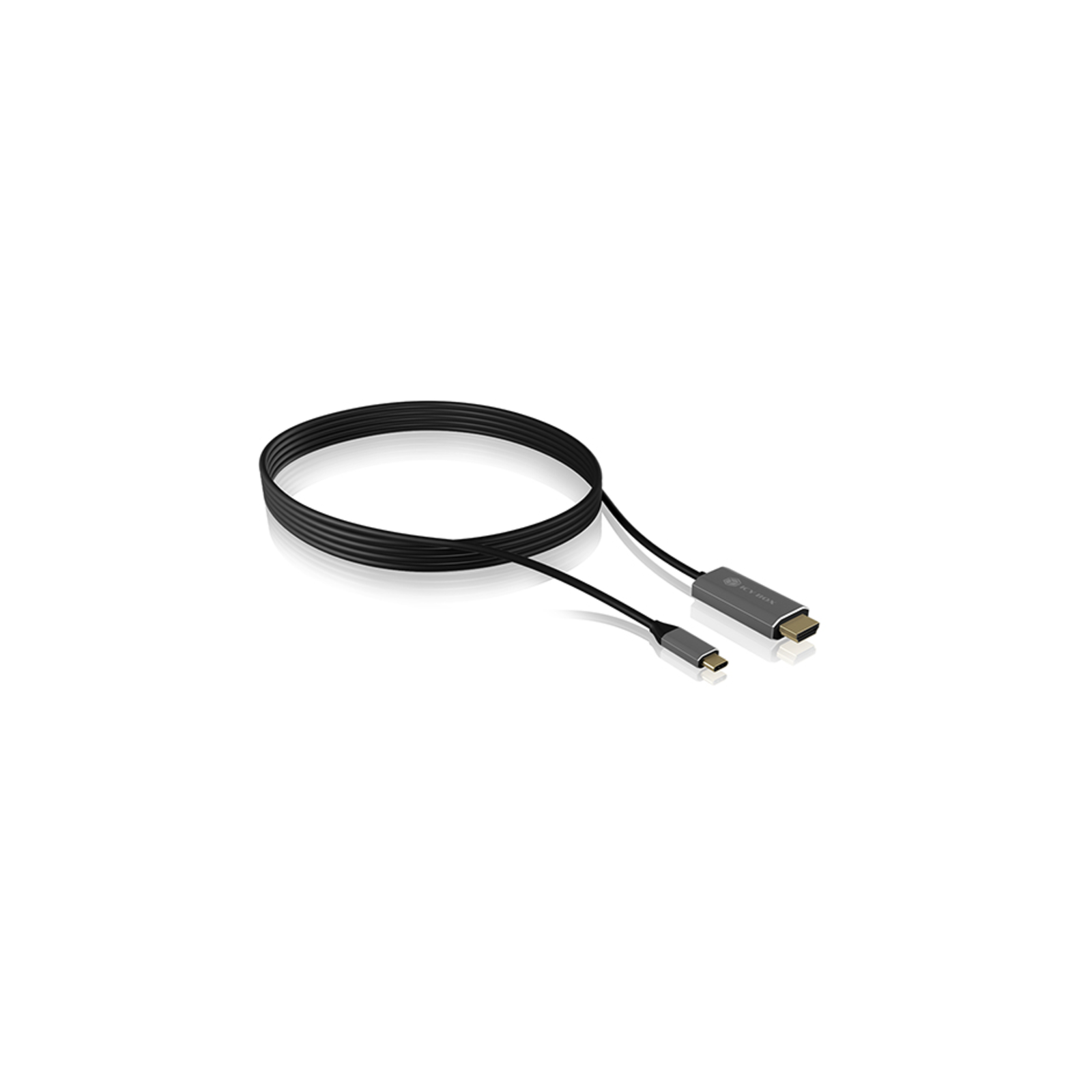 ICY BOX USB Type-C to HDMI Cable 3840x2160 60Hz Supports HDCP 2.2