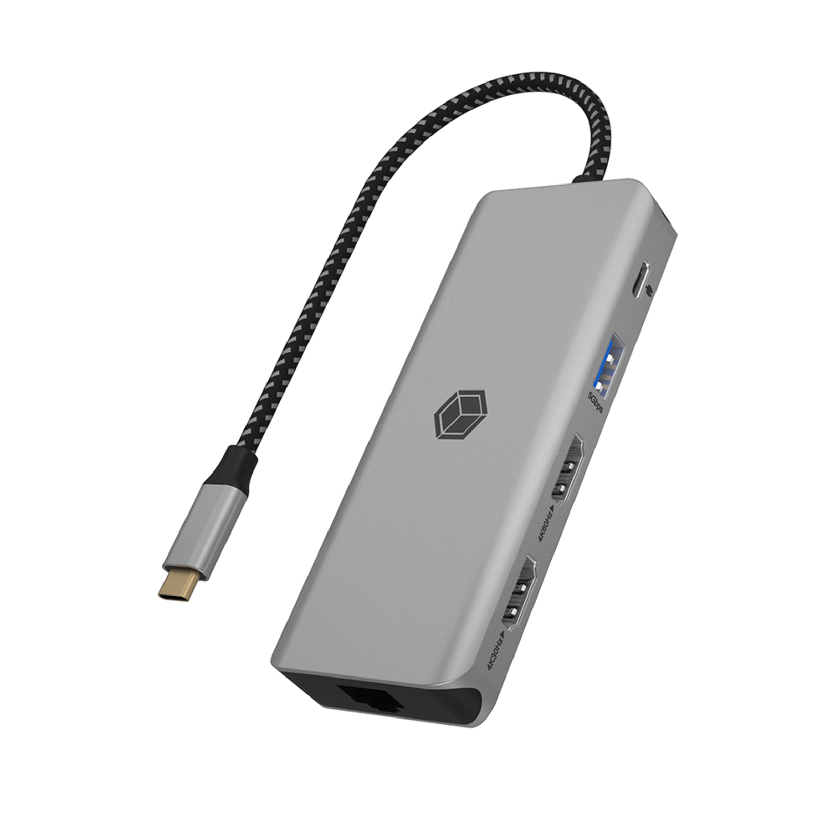 ICY BOX IB-DK4012-CPD USB-C 9-in-1 PD 100W DockingStation