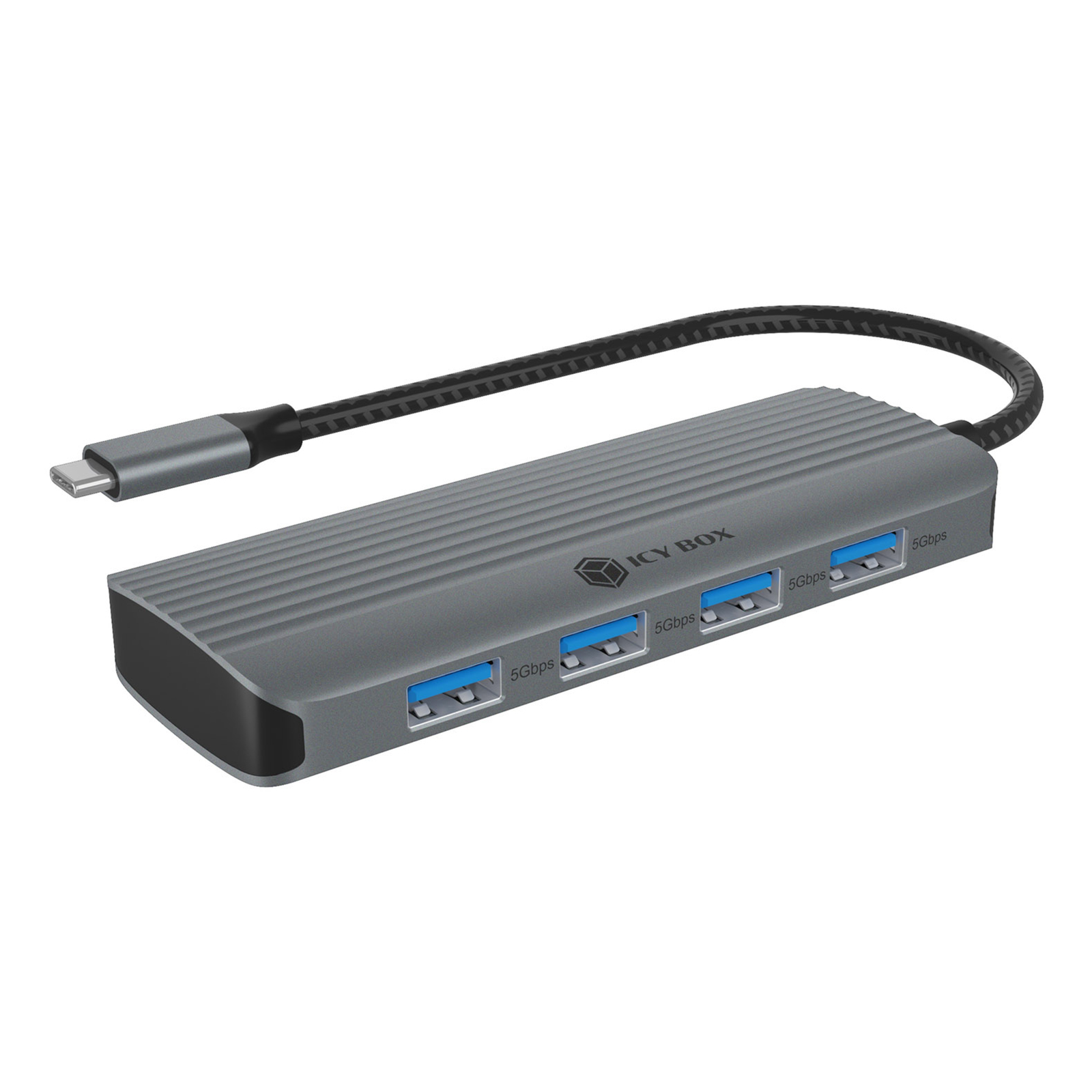 ICY BOX 6 in 1 Docking Station 1x HDMI 4K60Hz 4x USB Type-A 5 Gbits (IB-DK4022a-CPD)