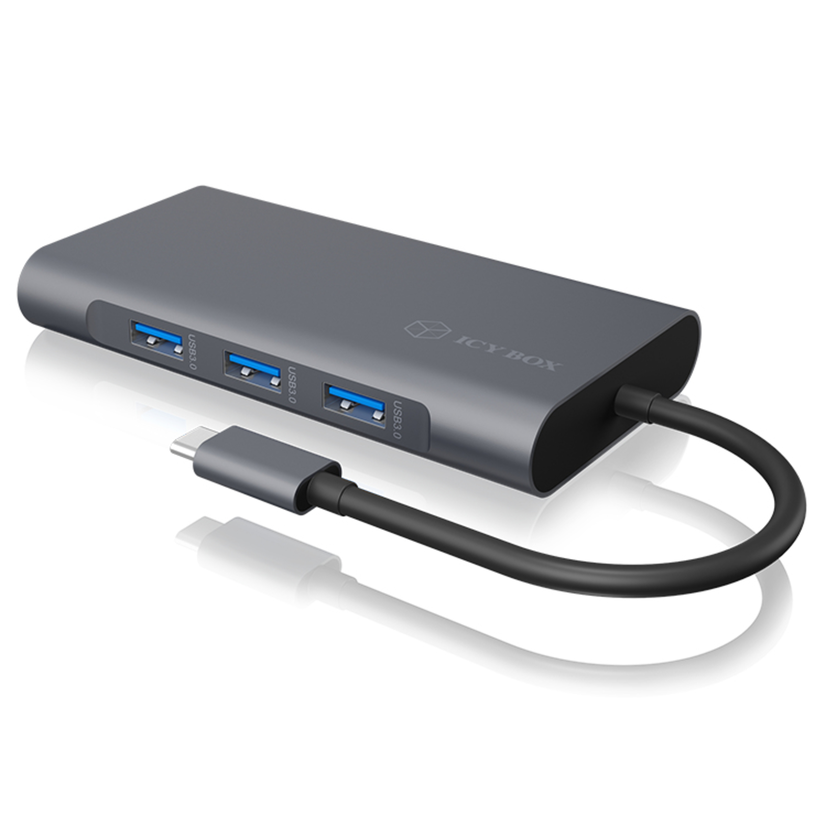 ICY BOX Wired USB 3.2 Gen 1 (3.1 Gen 1) Type-C Anthracite Black