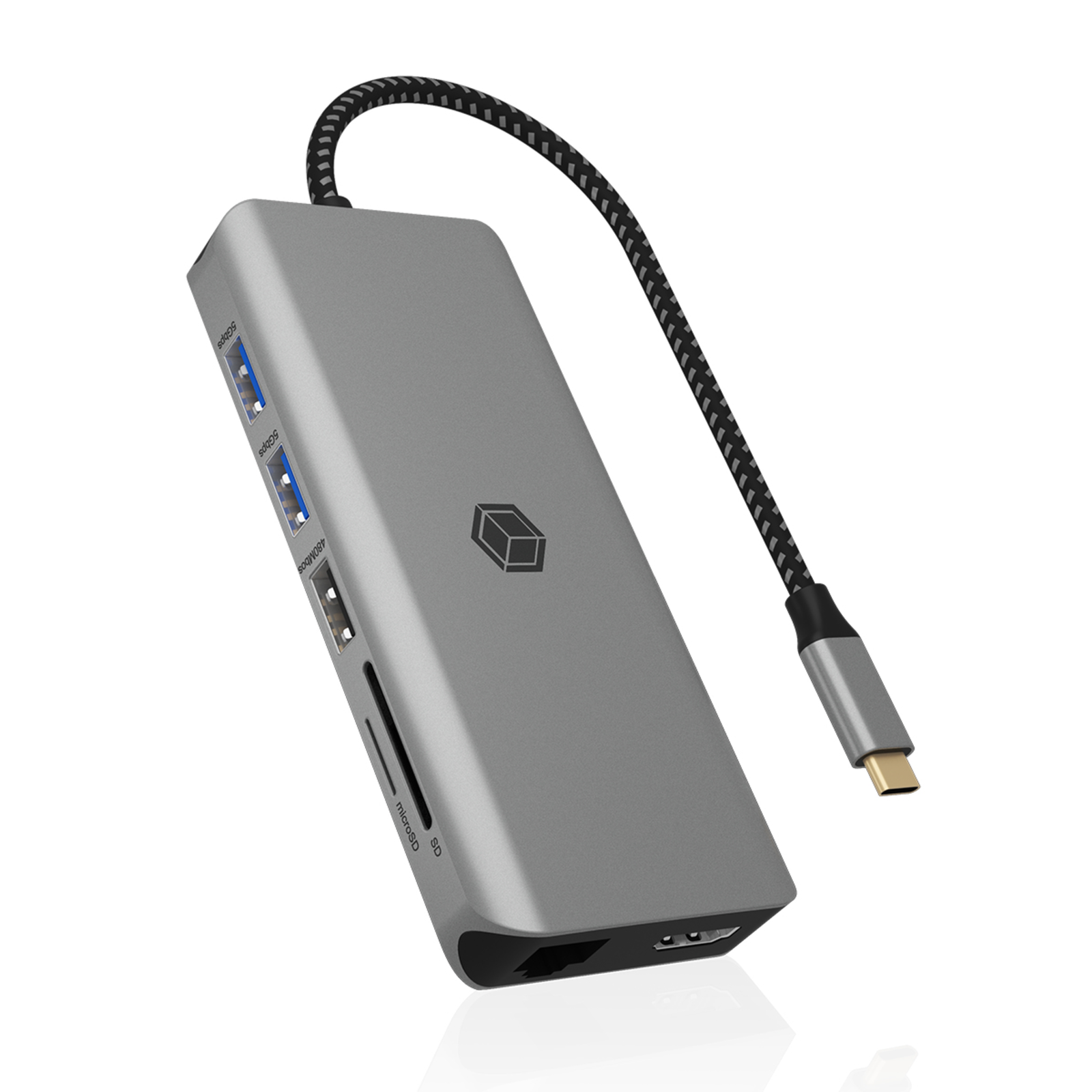 ICY BOX Docking Station 12-in-1 Mobile USB 3.2 Gen 1 Type-C
