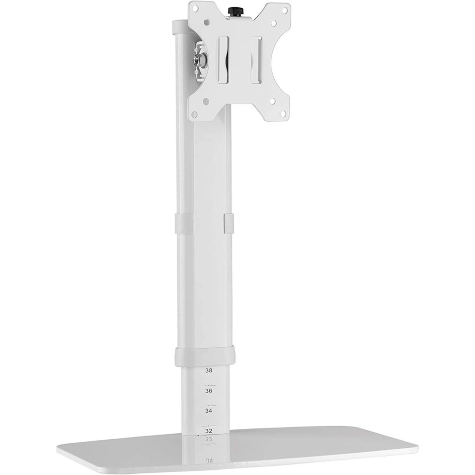 Techly DESK 100 Stand Freestanding for Monitor White Screen Size 43.2-68.6 Cm (17inch-27inch)