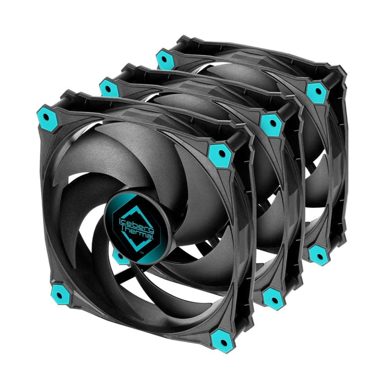 Iceberg Thermal IceGALE Silent 120mm Black 3-packx