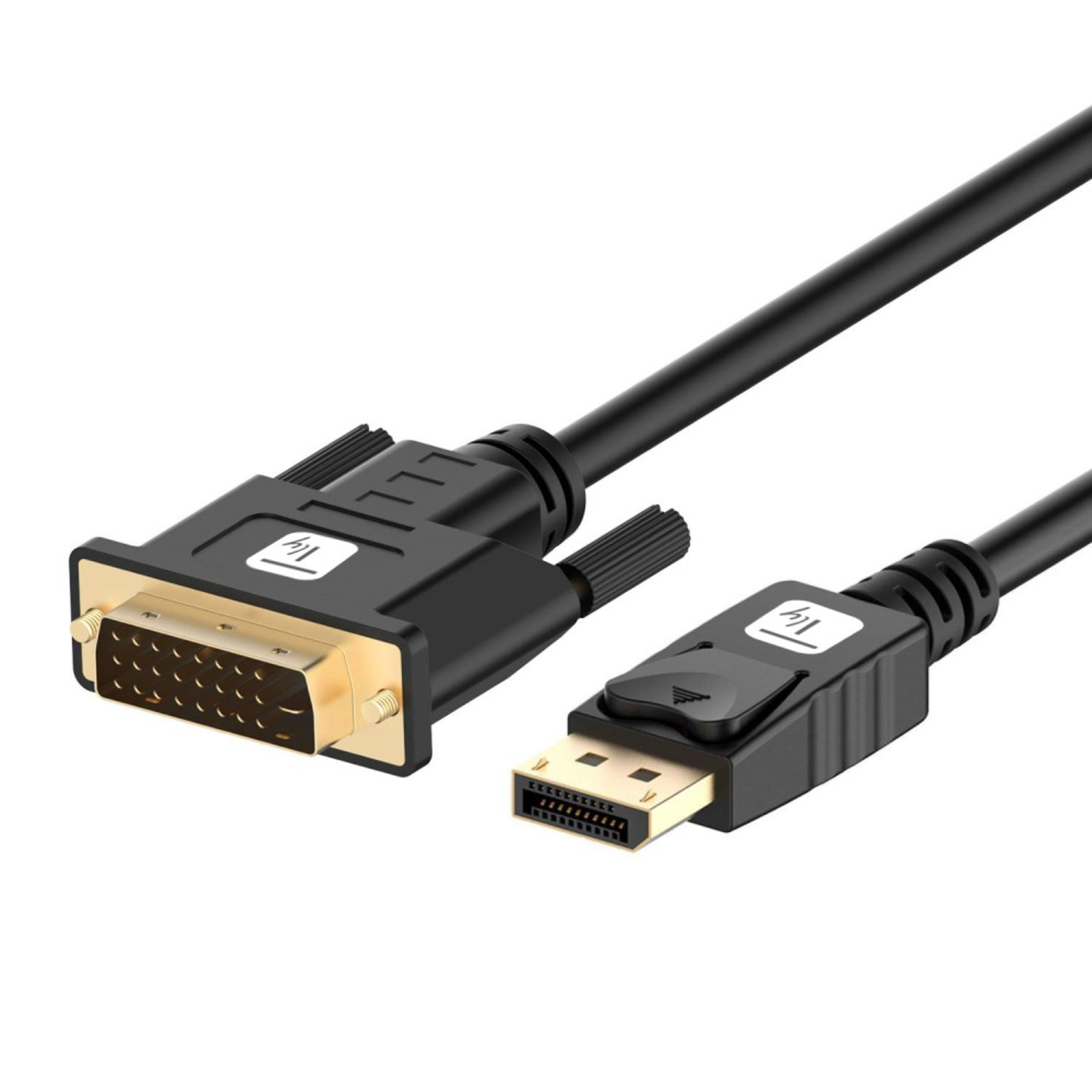 Techly ICOC-DSP-C12030P DisplayPort 1.2 Plug to DVI 24+1 Plug Passive 1080p 3 M