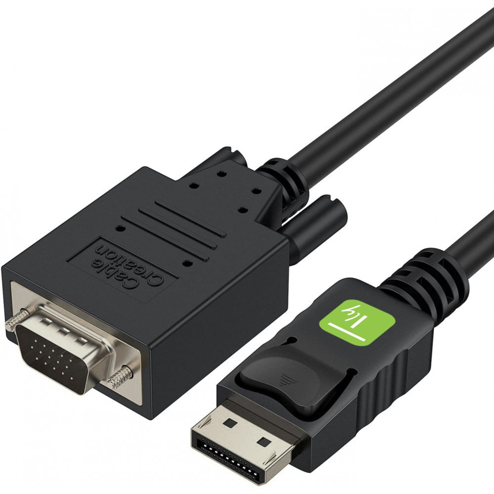 Techly Adapter Cable DisplayPort (M) to HD-15 (VGA)
