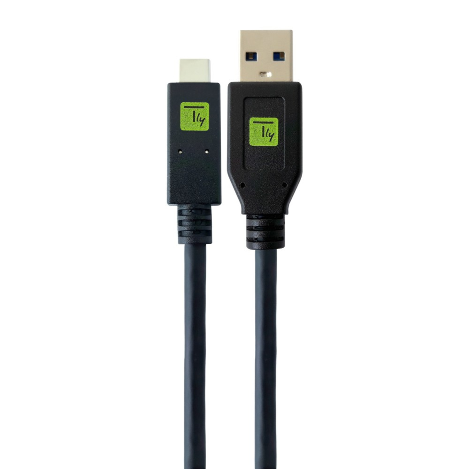 Techly USB3.1 Cable Plug Type-A USB Type-C Black 0.5 M Cable Digital/Data