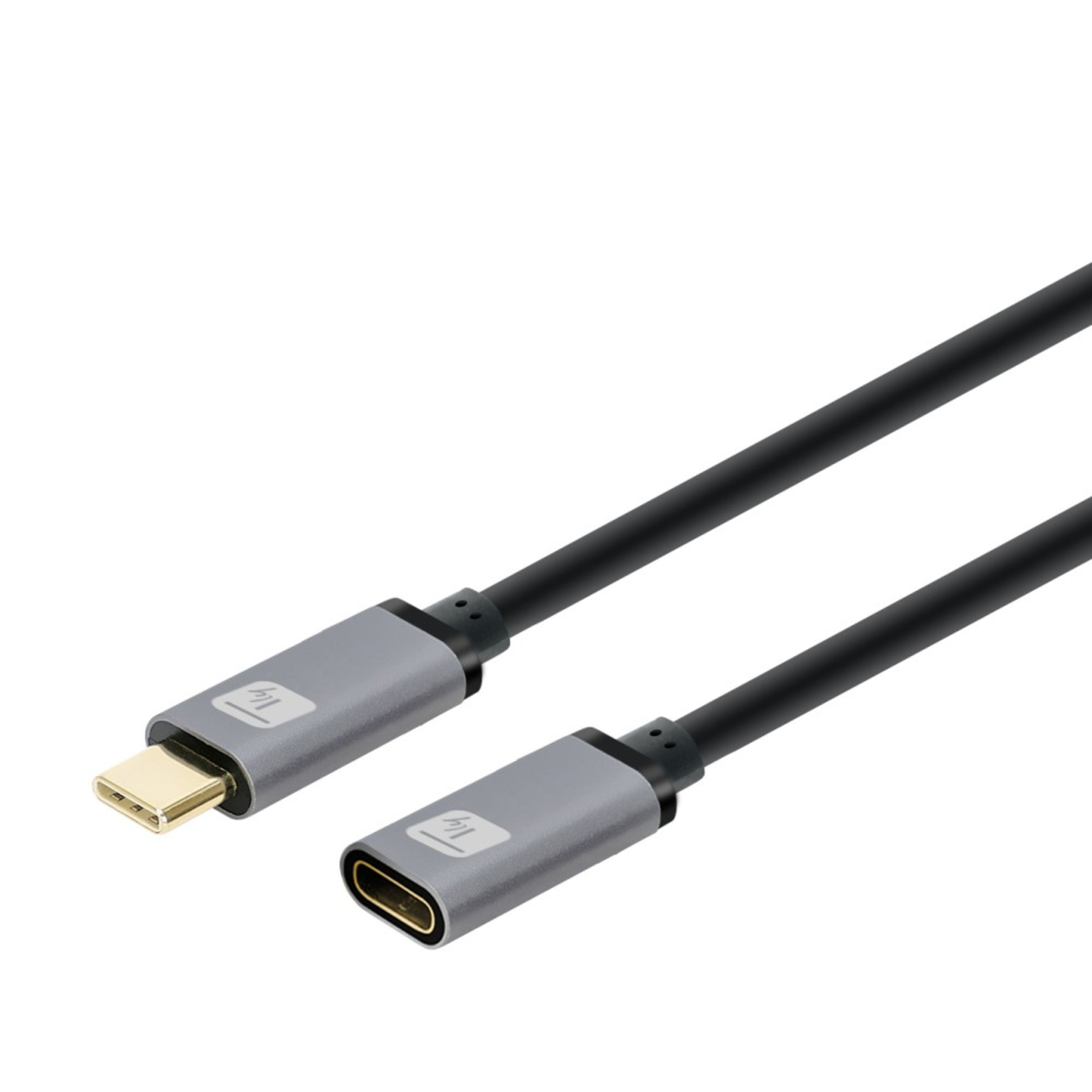 Techly USB3.2 Gen.2 Cable Plug Type-C Socket USB Black 1 M Cable Digital/Data