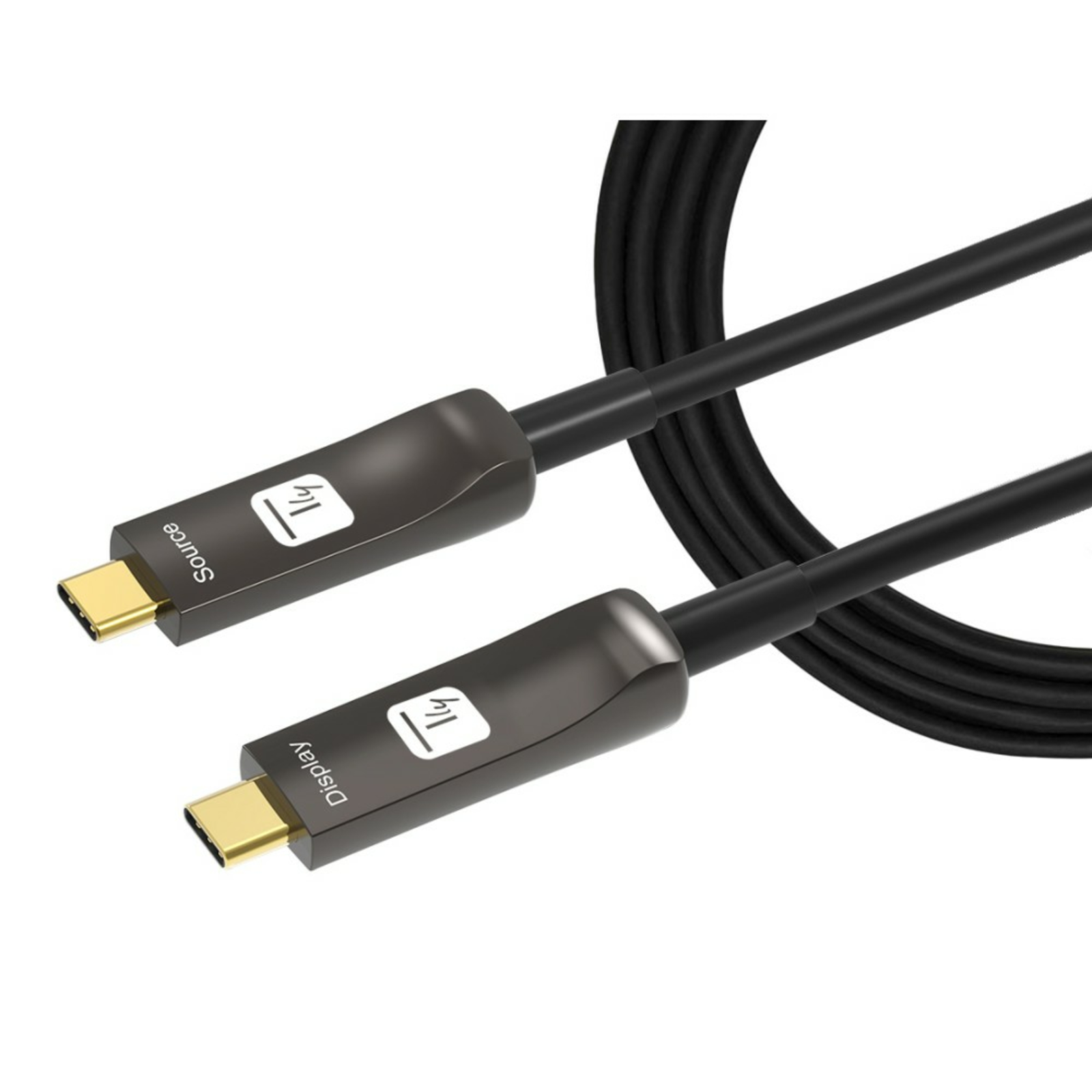 Techly USB-C Cable Fibre M/M 10m