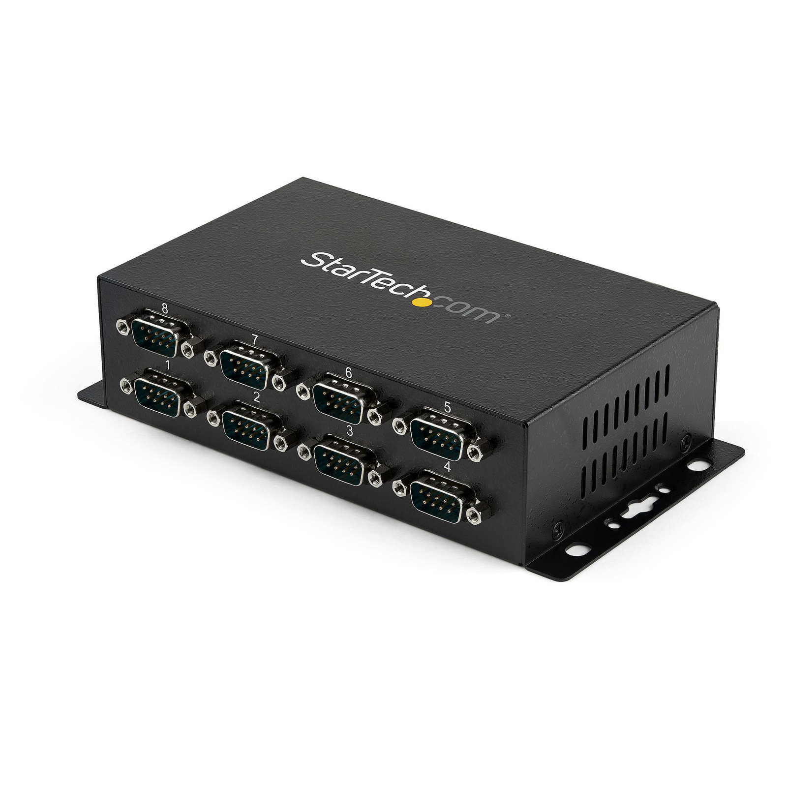 StarTech.com 8 Port USB to Serial RS-232 Adapter Hub DIN Rail And Wall Mountable USB 2.0