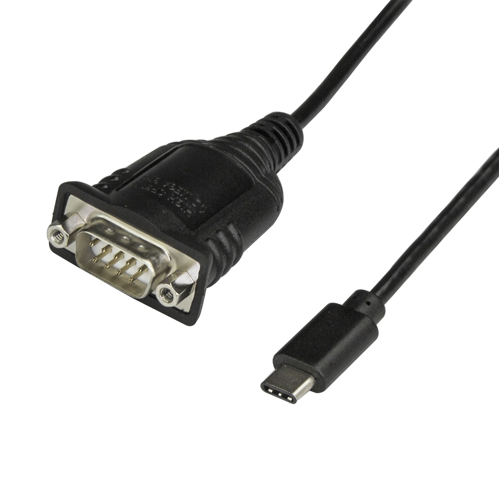 StarTech.com USB-C to Serial Adapter with COM Port Lock 40cm USB Type-C to RS232- DB9