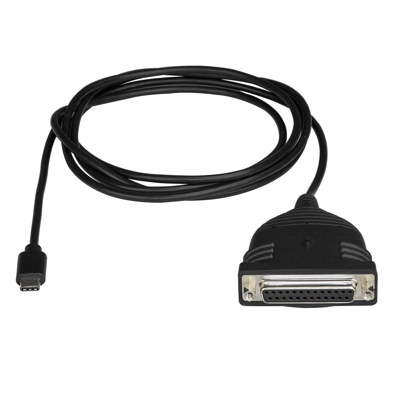 StarTech USB-C to Parallel Printer Cable USB DB25 Adapter C Bus Powered USB/Parallel M