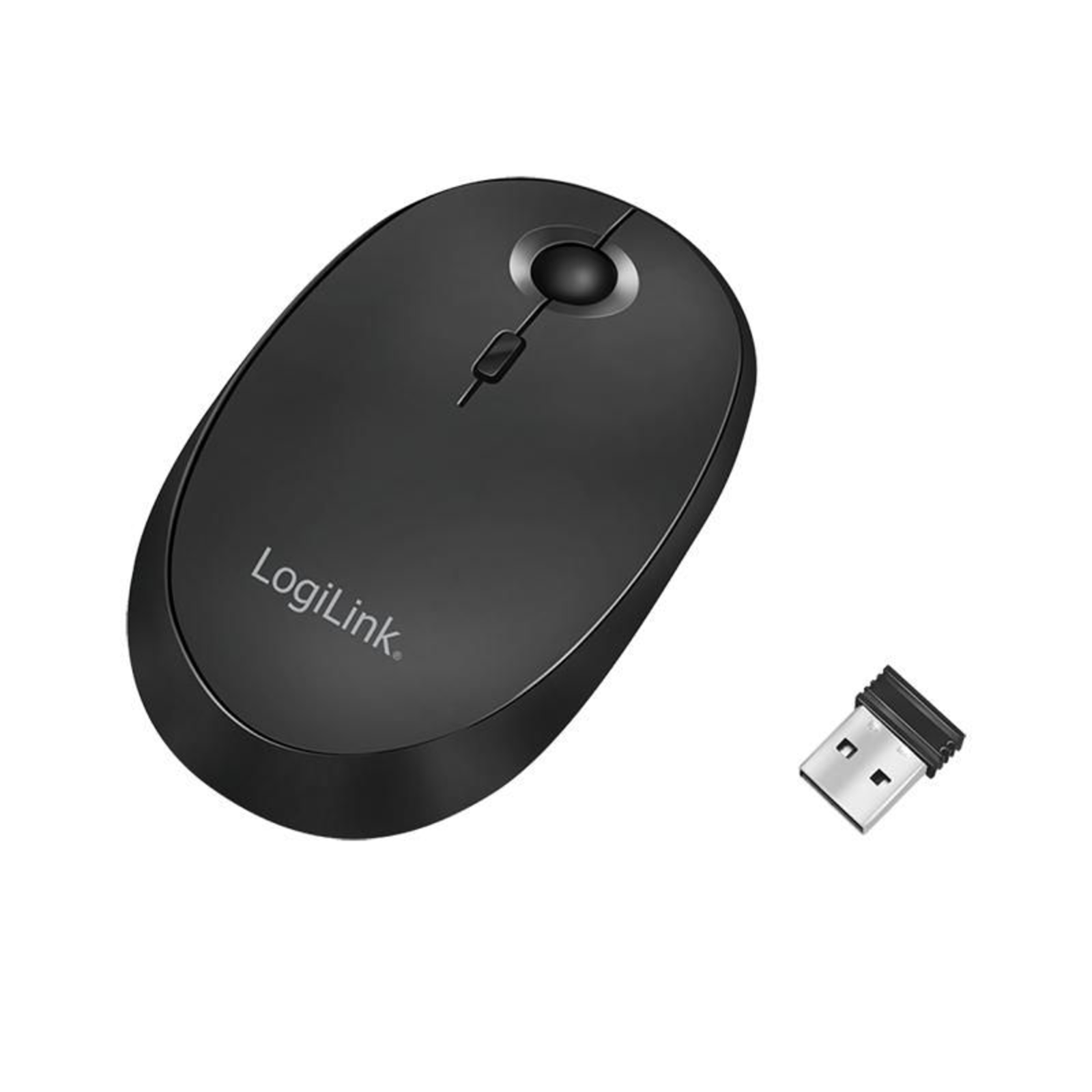 Logilink Mouse Optical Wireless 2.4 GHz Bluetooth 4.0 Wireless Receiver (USB) Black (ID0204)