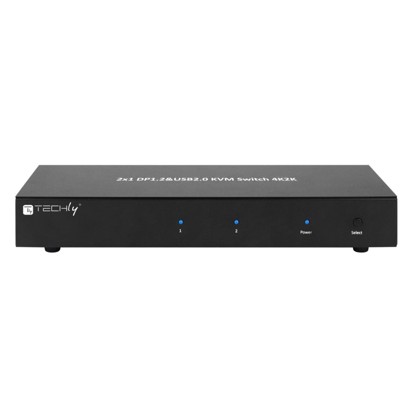 Techly KVM Switch 2 Port Display 1.2