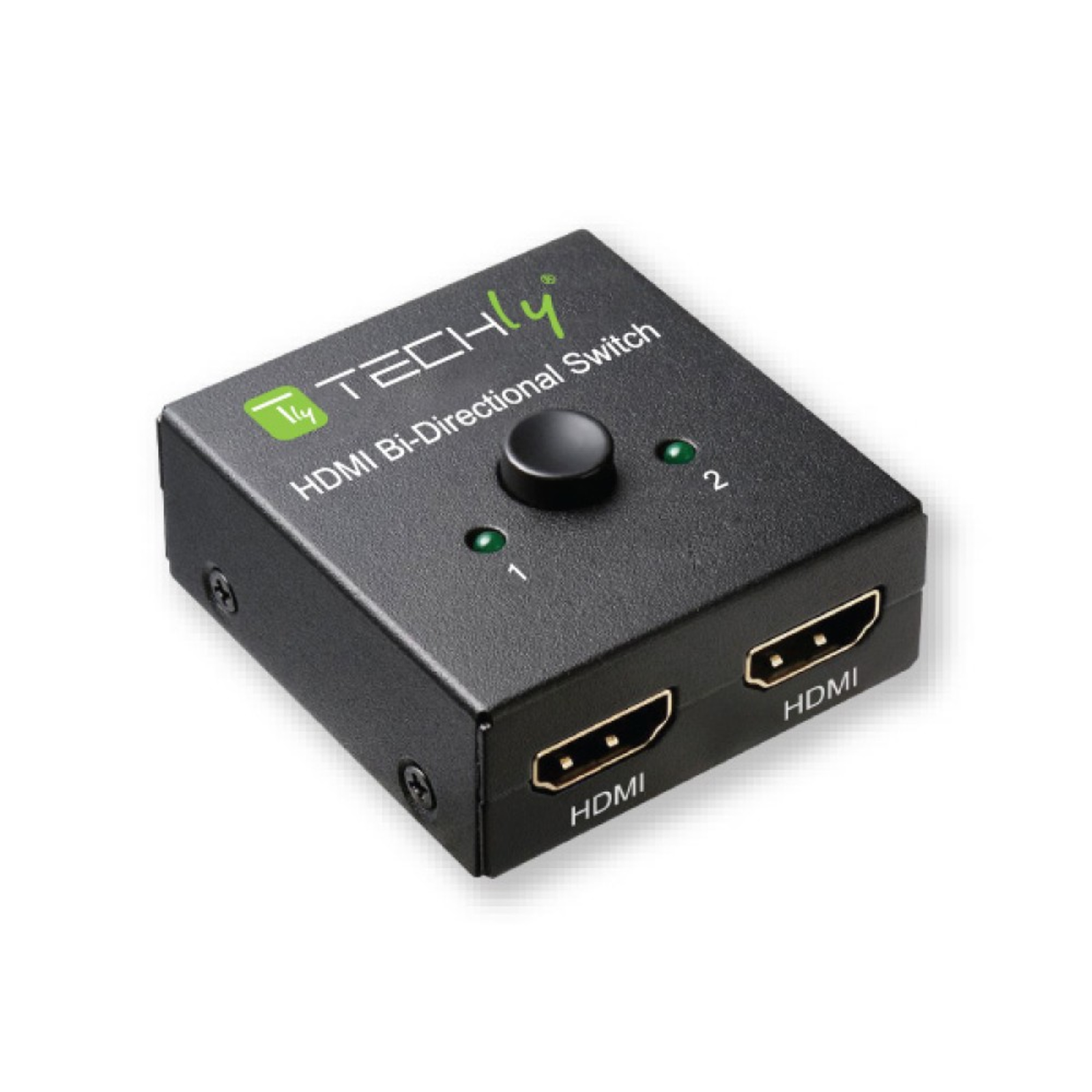 Techly Video/audio Switch 2 X HDMI Desktop