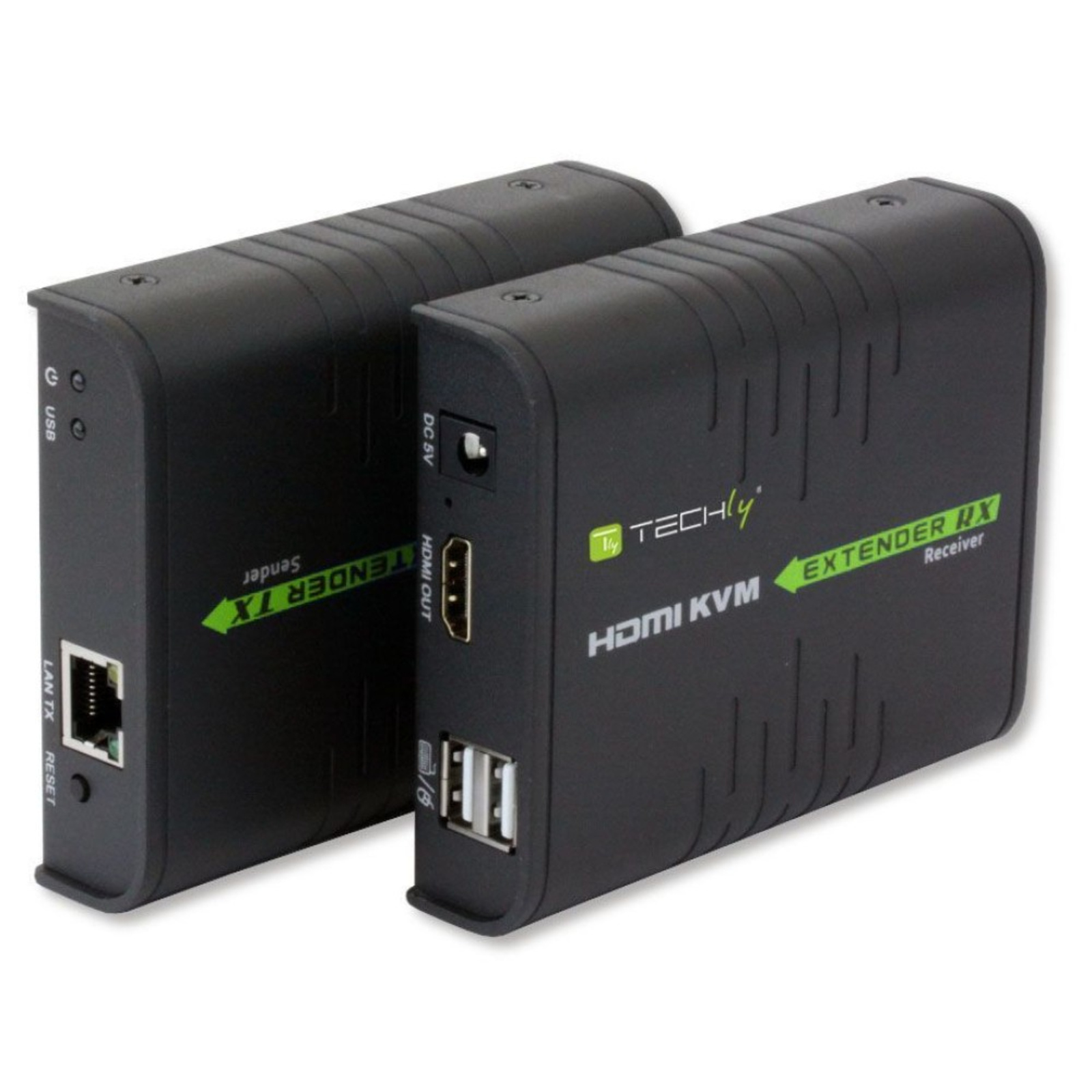 Techly HDMI KVM Extender Via Network Cable 120m