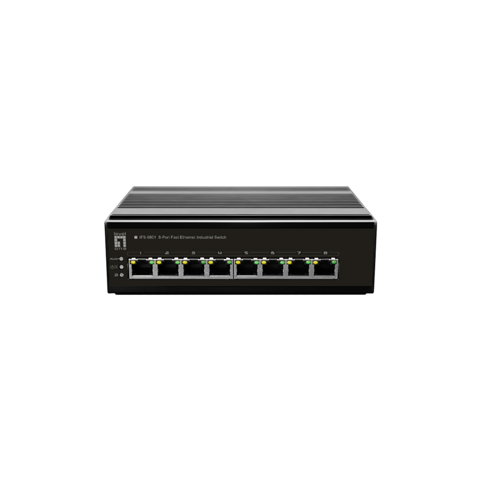 LevelOne Switch 8x FE IFS-0801 -30 Degrees + 65 Degrees