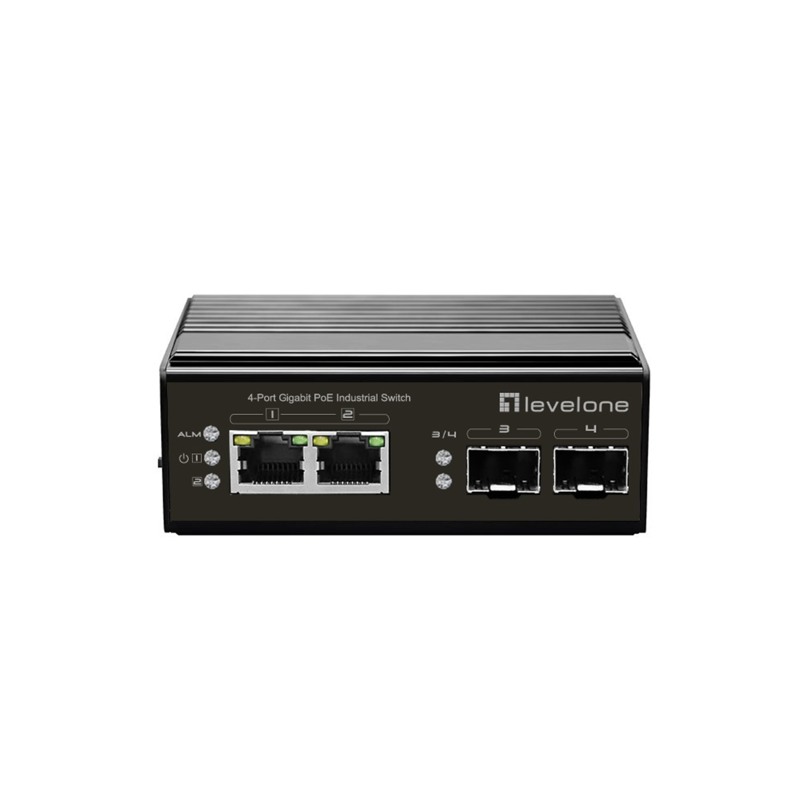 LevelOne Switch 2x GE IGP-0431 2xGSFP 180W 2xPOE+