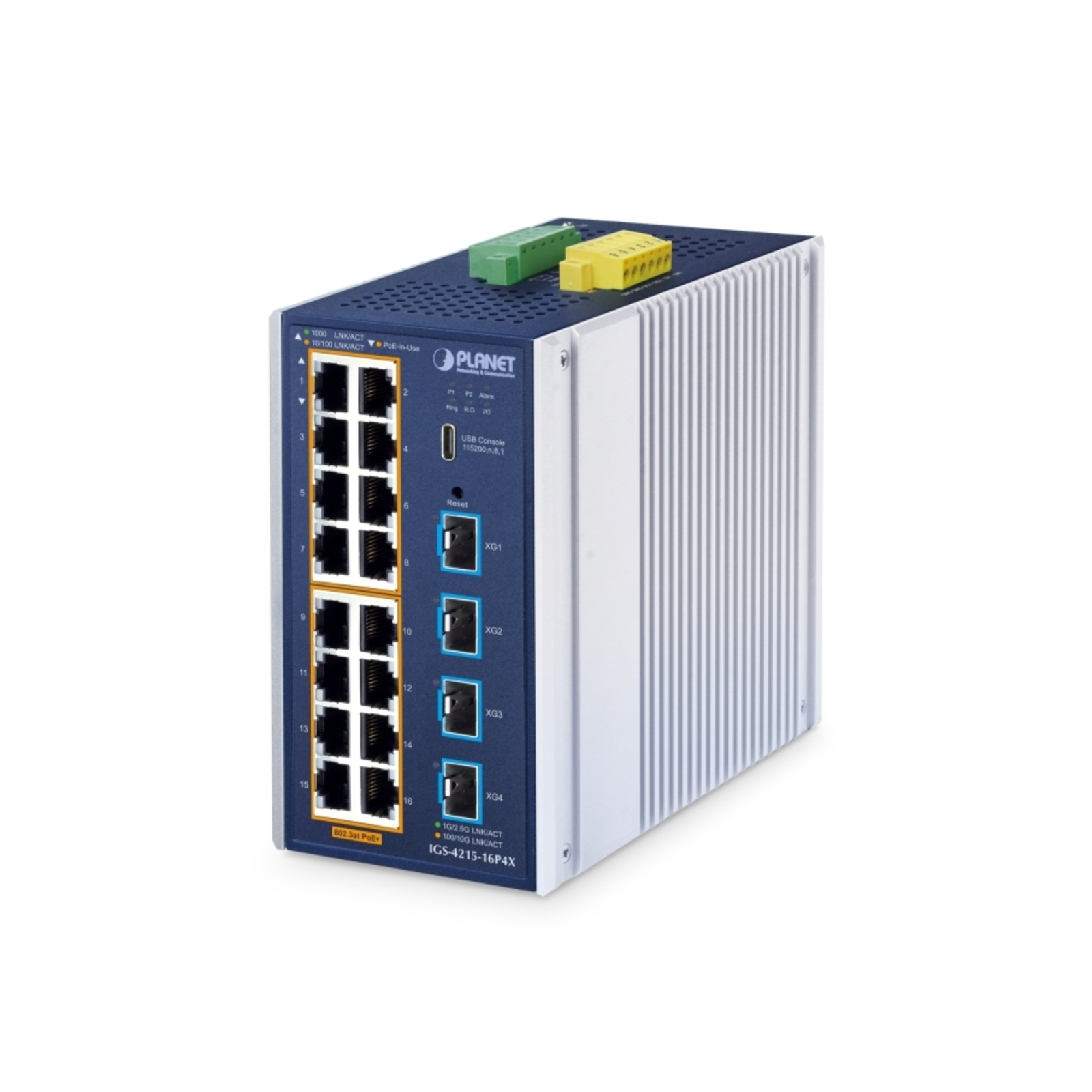 Planet Industrial L2+ Managed Switch IGS-4215-16P4X Switch 1 Gbps