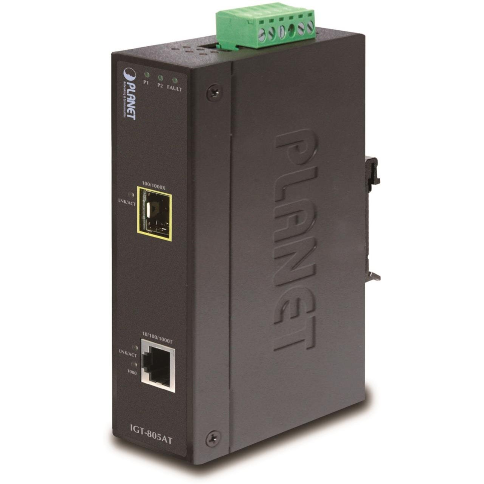 PLANET IP30 10 100 1000T to 100 1000X SFP Gbit Converter