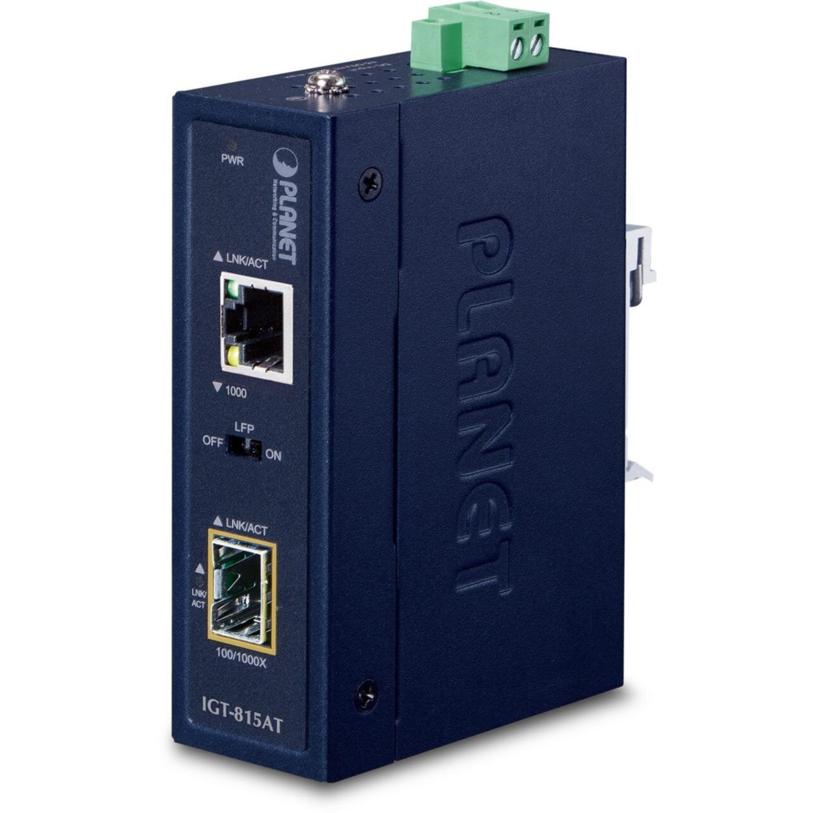 PLANET Industrial Compact 100/1000Base-X to 10/100/1000BASE-T Media Converter
