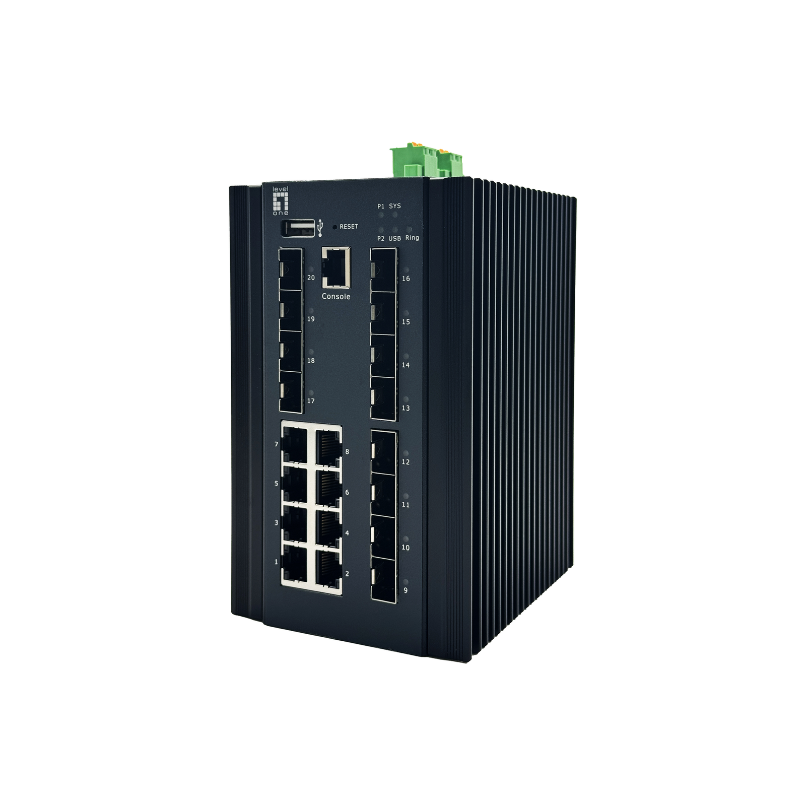 LevelOne Switch 20x GE IGX-2072 8x 1GbE 8x 2.5GbE SFP+ Sw