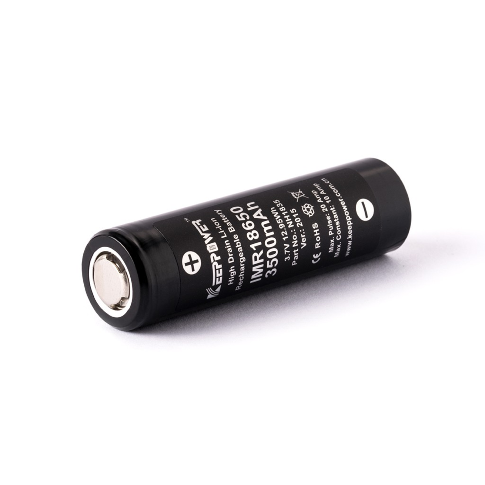 ALLNET IMR18650 Rechargeable Battery 3.7 V 2 Piece(s) 3500 MAh Black Silver CE RoHS