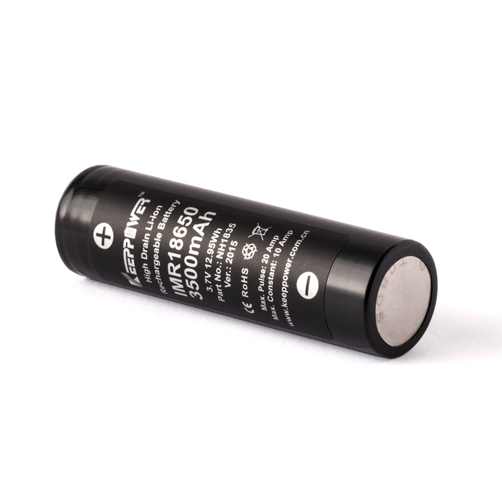 ALLNET IMR18650 Rechargeable Battery 3.7 V 2 Piece(s) 3500 MAh Black Silver CE RoHS