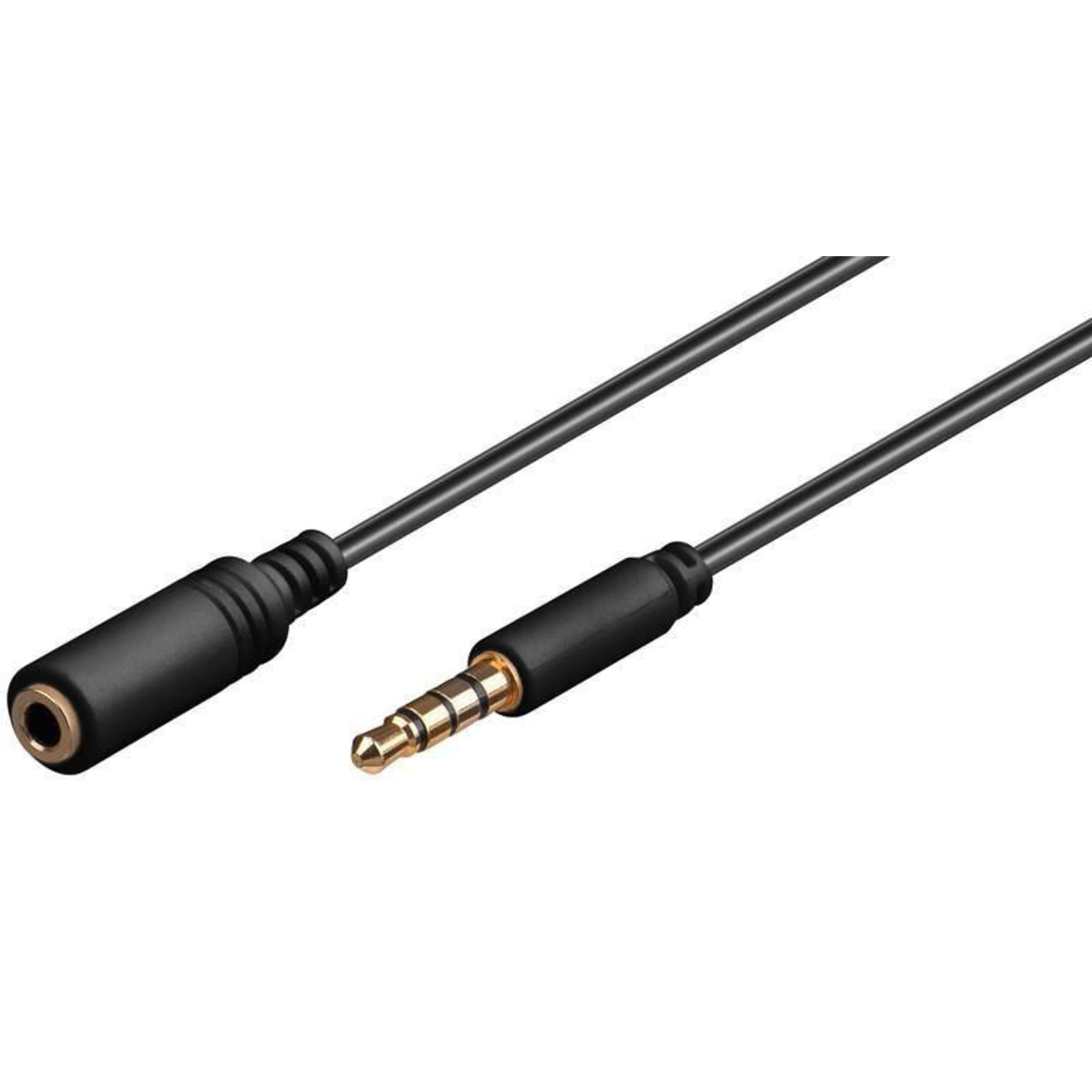 Micro Connect Headphone & Audio Cable 2m 3.5mm Minijack Extension Cable
