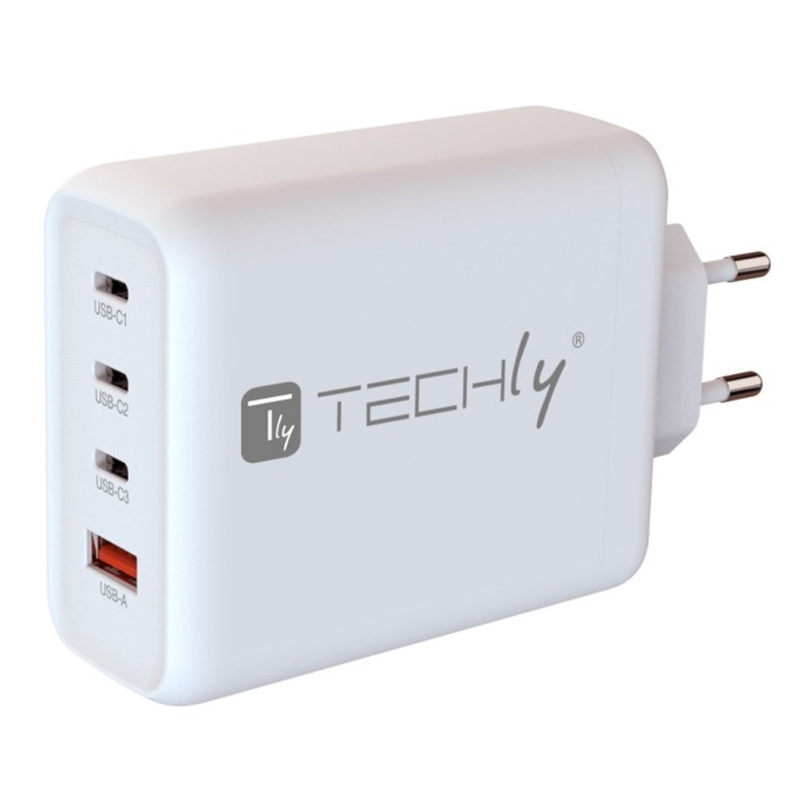 Techly Charger USB-C 1-2-3/USB-A 140W