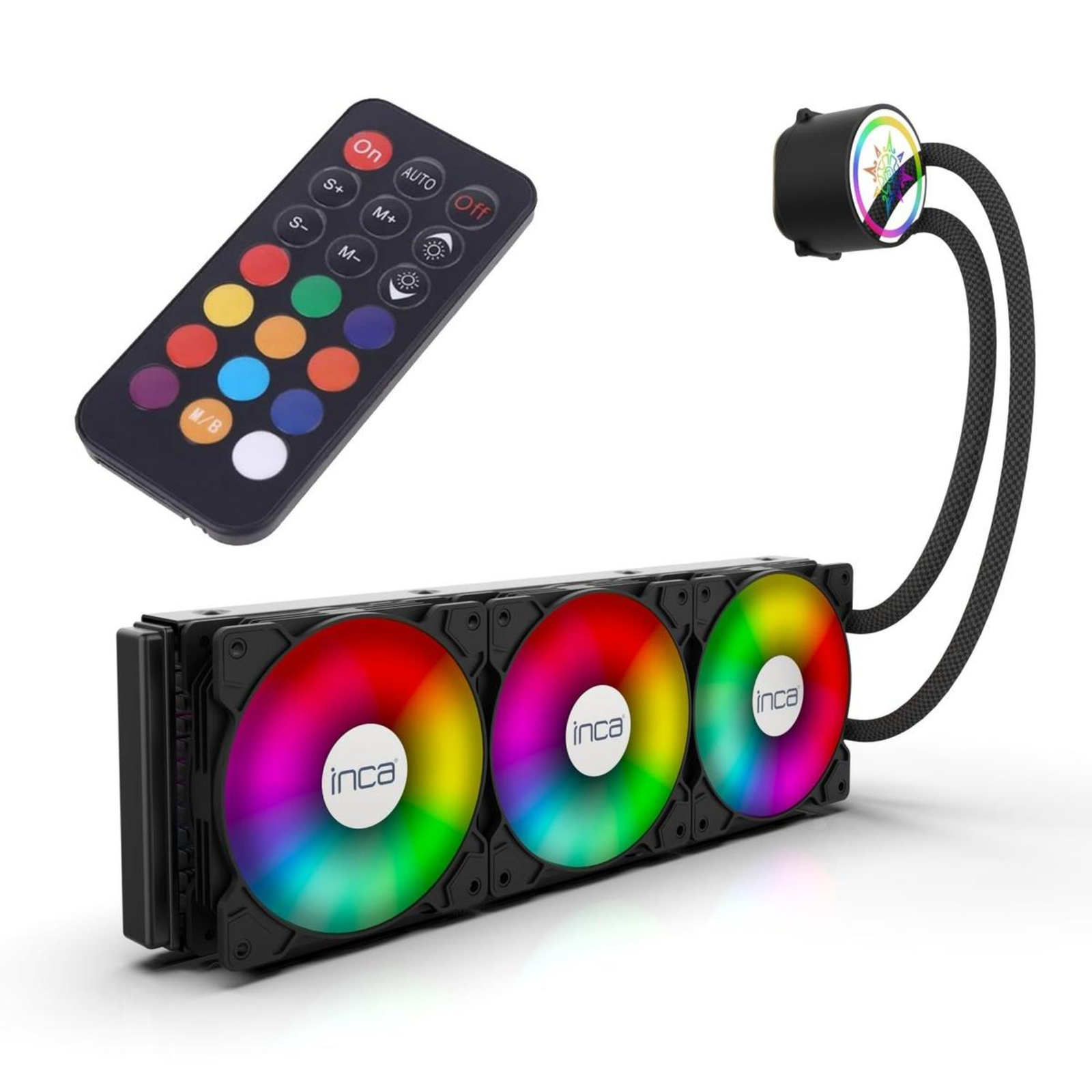 INCA ISS-03XN CPU Liquid Cooler 3 X 120mm PWM Fan