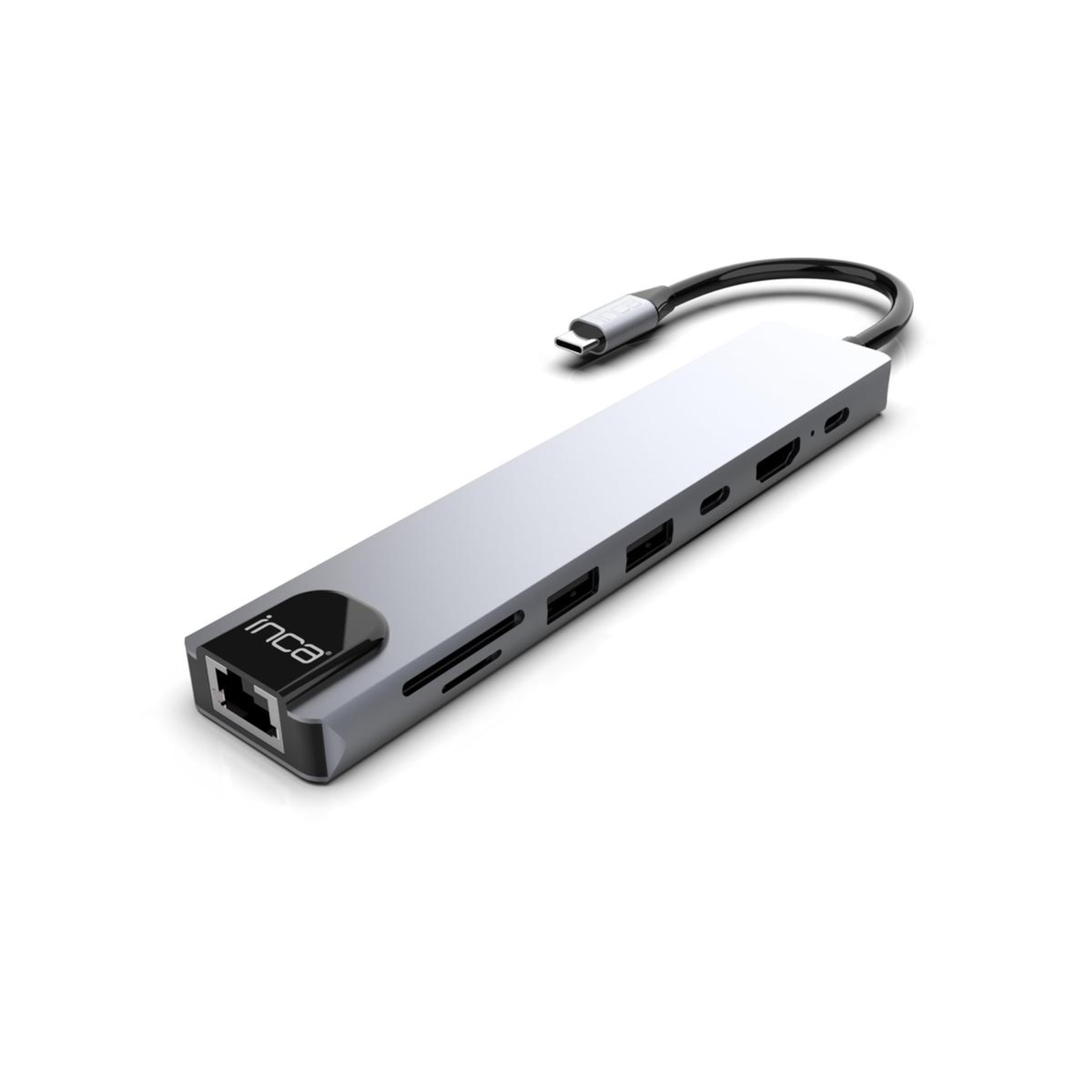 INCA Adapter ITPC-7T Type C 3XUSB-A 1xRJ45 1000mbps