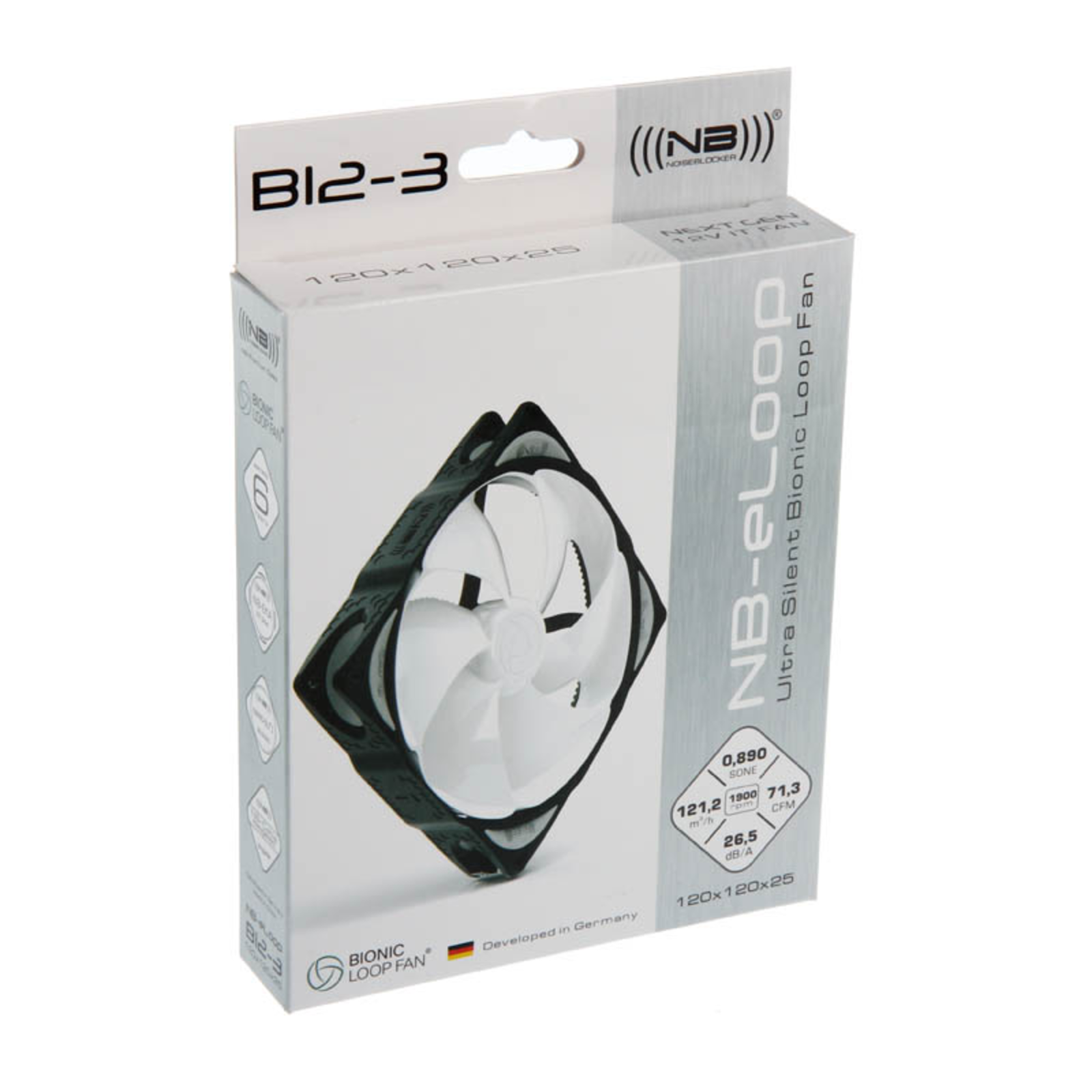Noiseblocker ELoop NB-eLoop Fan B12-3 120mm