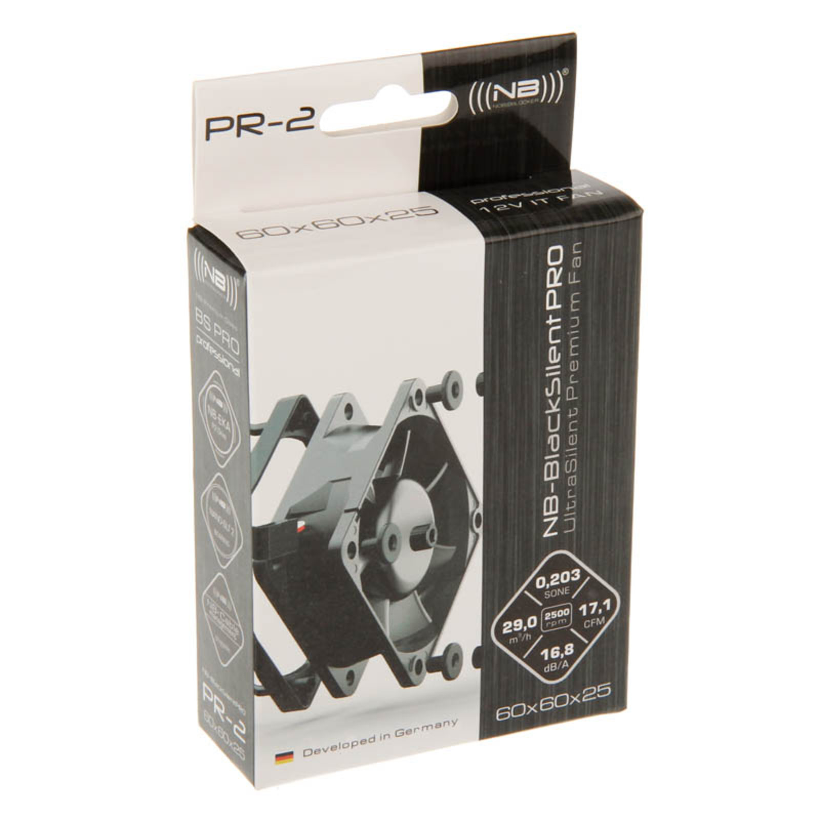Noiseblocker ELoop BlackSilent Pro Fan PR-2 60mm