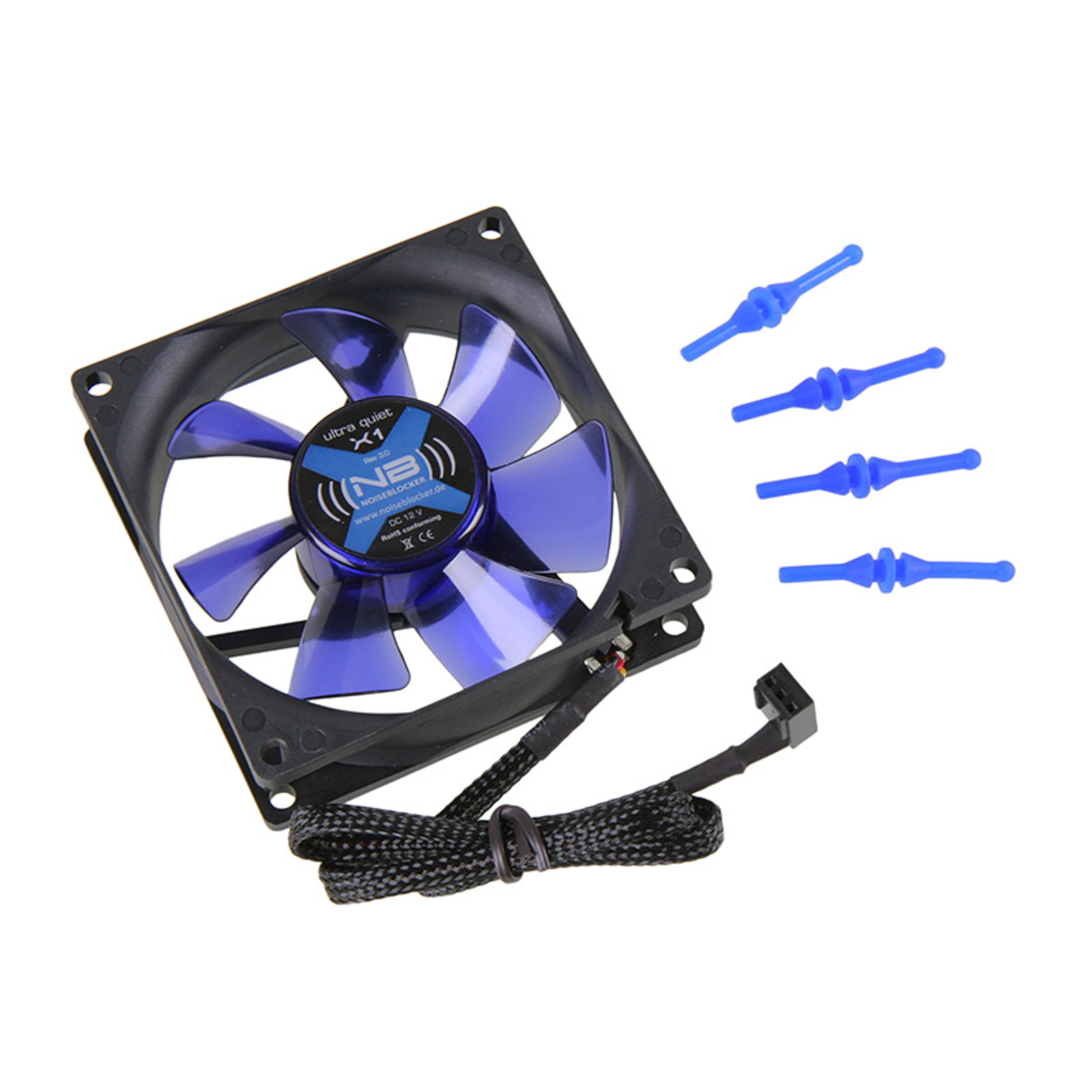 Noiseblocker ELoop BlackSilent Fan X1 80mm