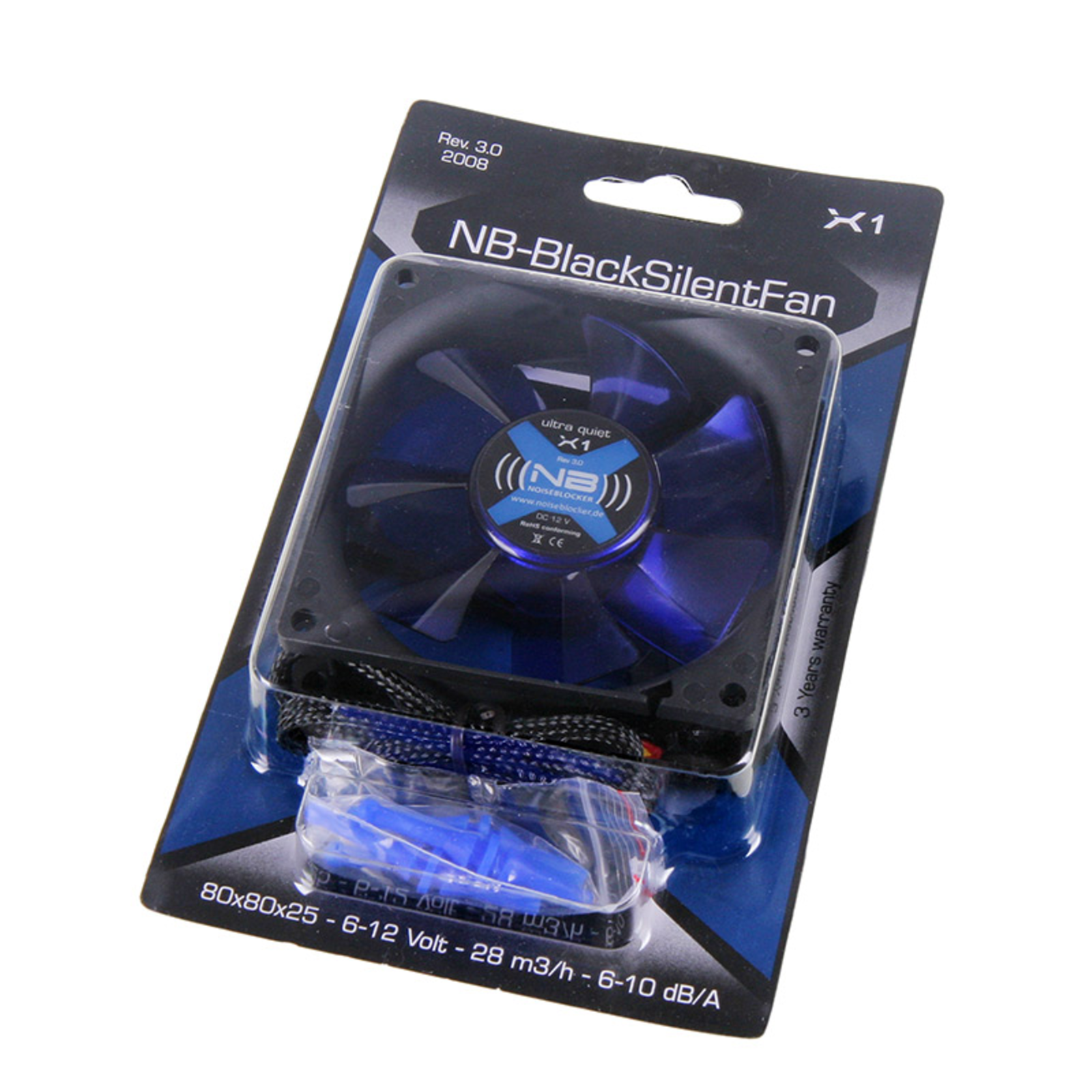 Noiseblocker ELoop BlackSilent Fan X1 80mm