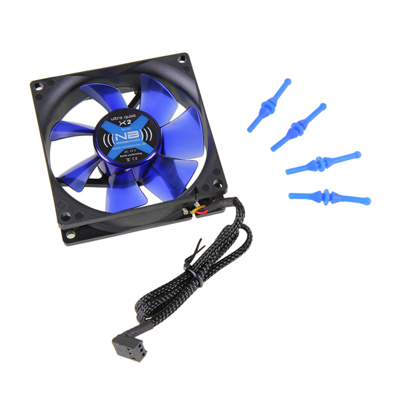 Noiseblocker ELoop BlackSilent Fan X2 80mm