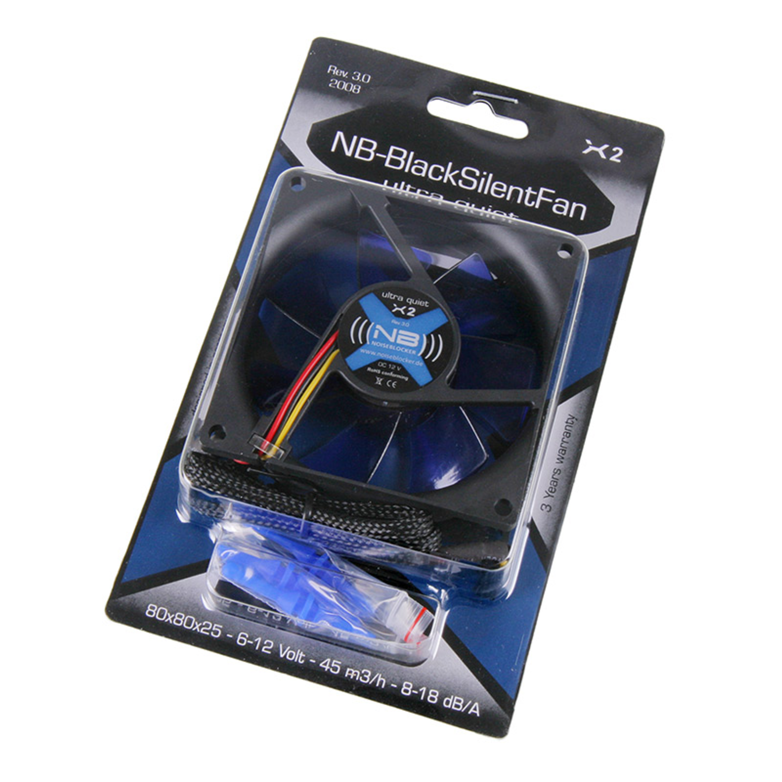 Noiseblocker ELoop BlackSilent Fan X2 80mm