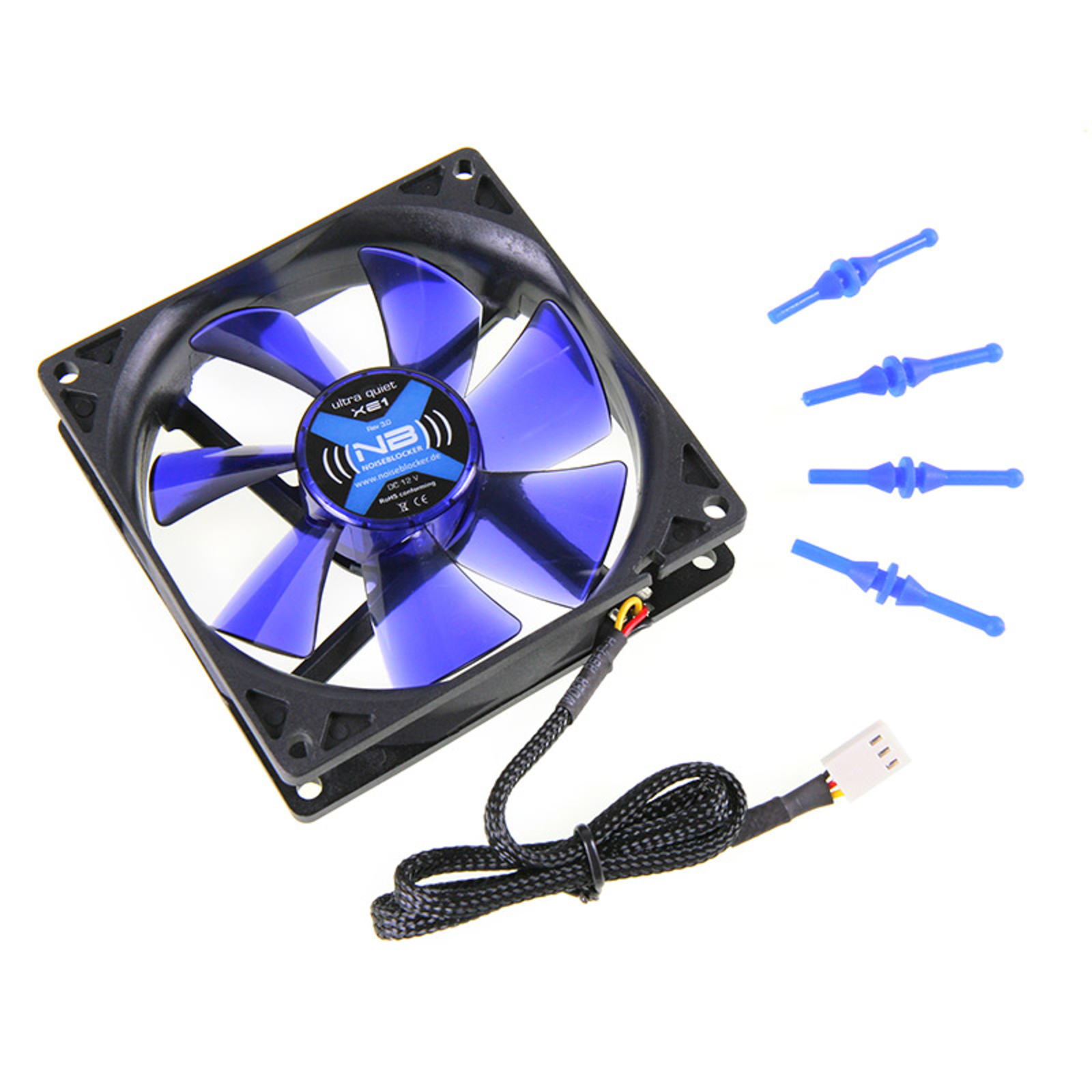 Noiseblocker ELoop BlackSilent Fan XE1 92mm