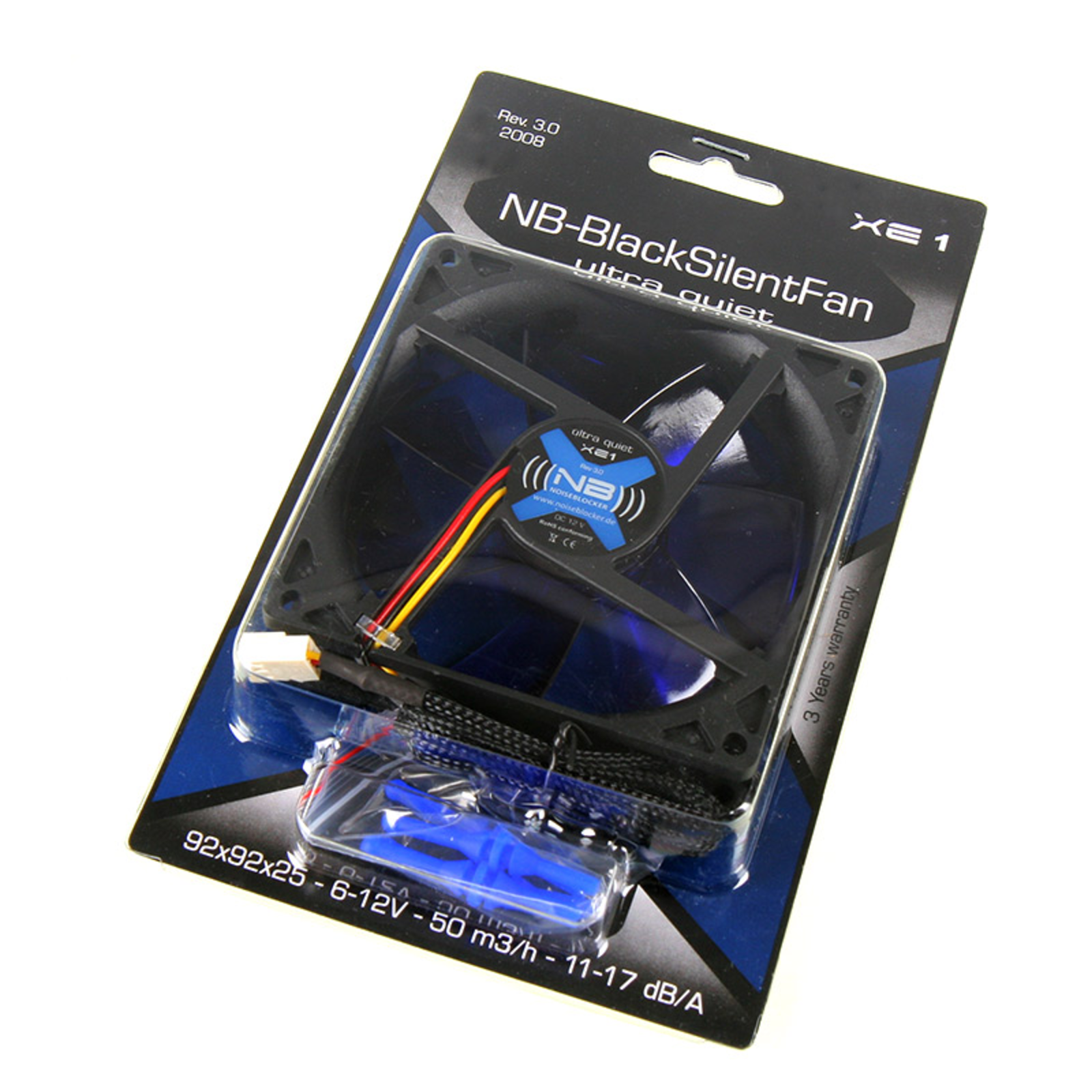 Noiseblocker ELoop BlackSilent Fan XE1 92mm