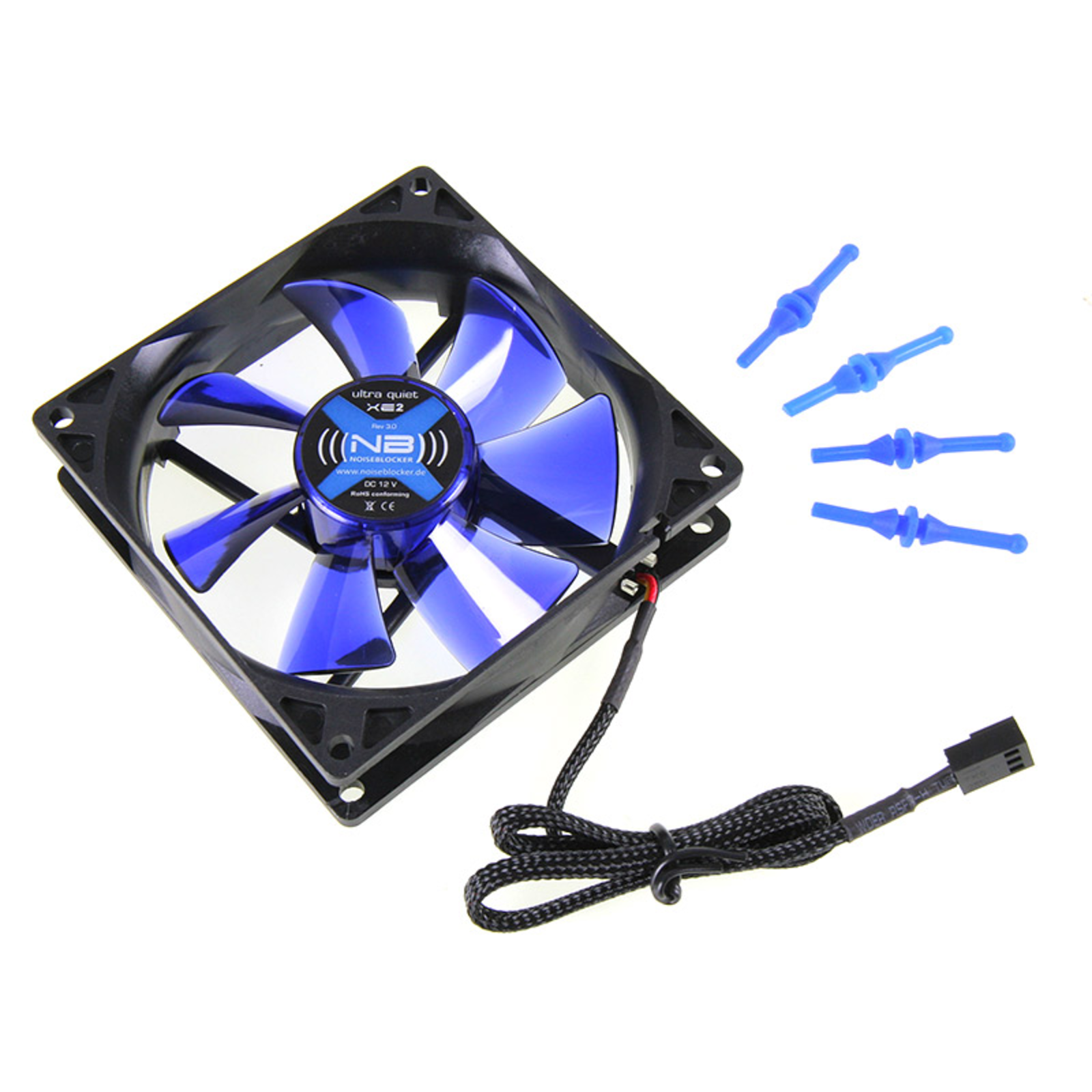 Noiseblocker ELoop BlackSilent Fan XE2 92mm