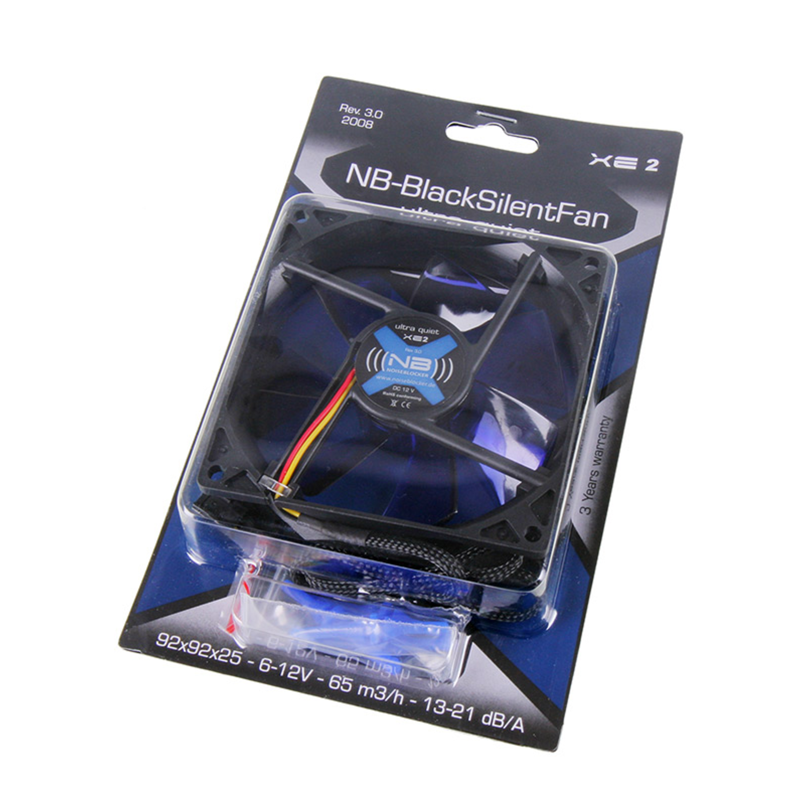 Noiseblocker ELoop BlackSilent Fan XE2 92mm