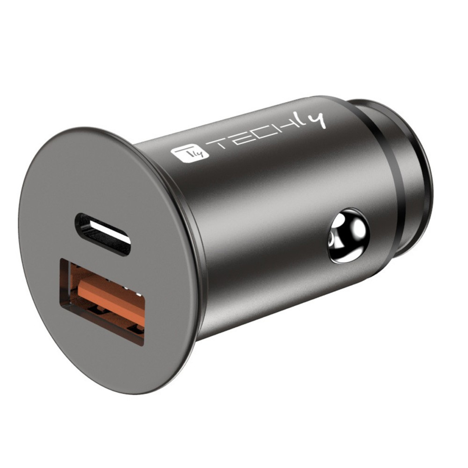 Techly Car Charger 5V 2p USB A USBC 38W