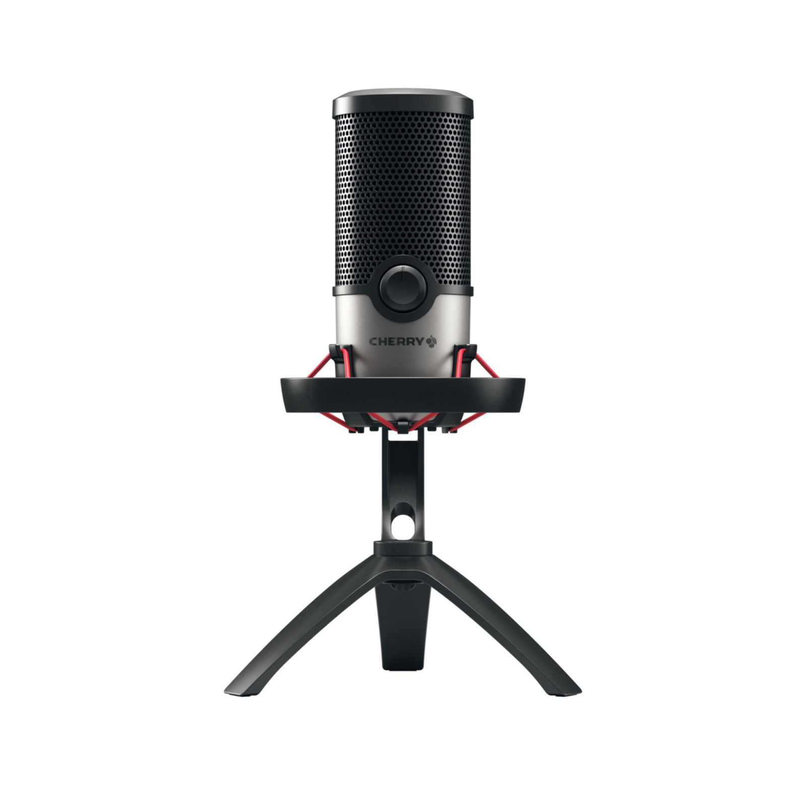 Cherry ZUB UM 6.0 ADVANCED USB Microphone Silver Black