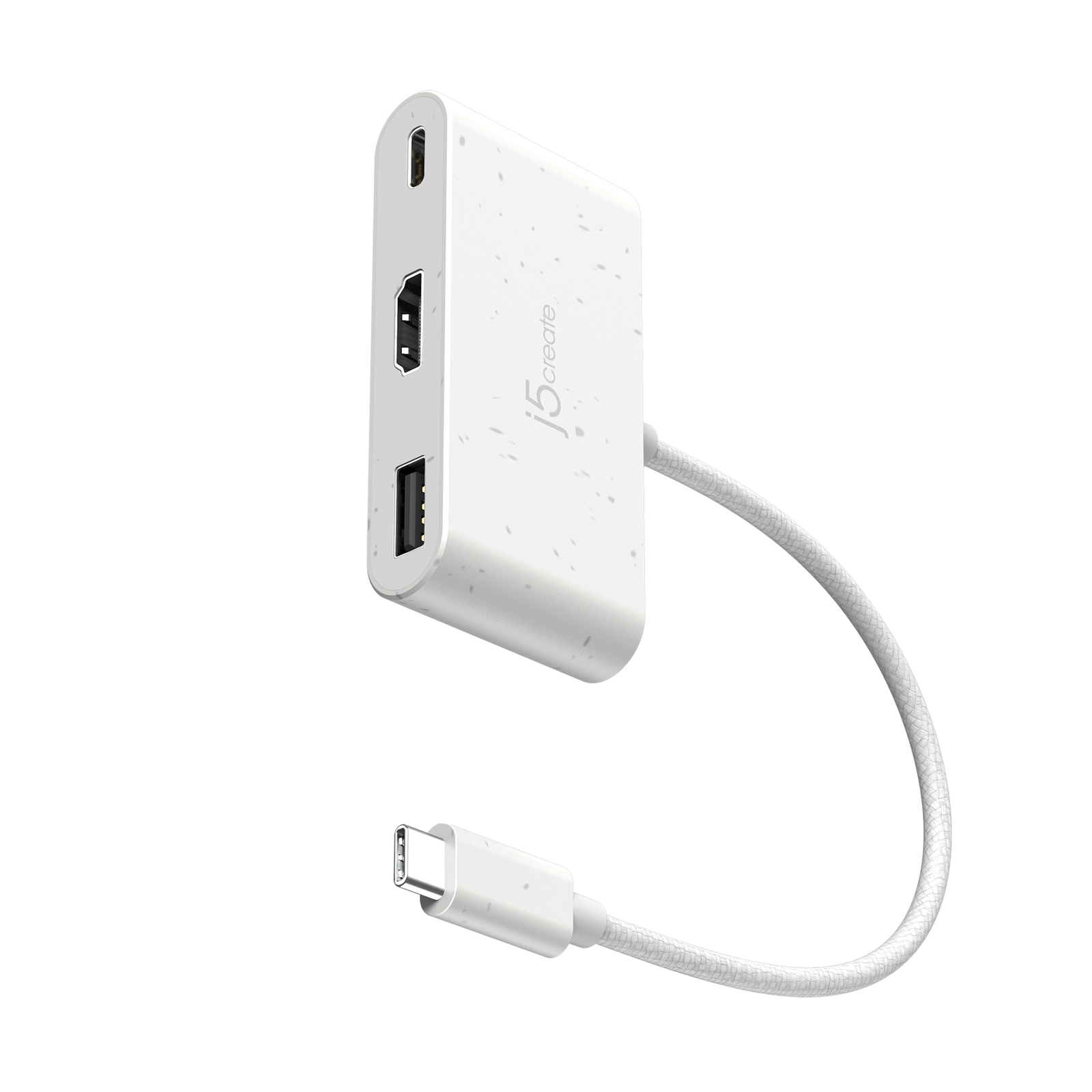 j5create Docking Station Eco-Friendly USB-C to HDMI USB Type-A with Power Delivery