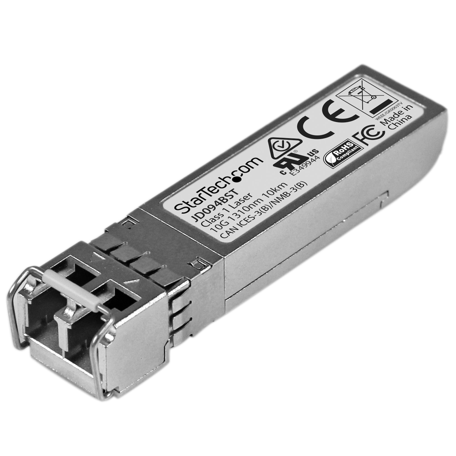 StarTech.com HP JD094B SFP+ TRANSCEIVER SM HP JD094B COMPATIBLE SFP+SM LC
