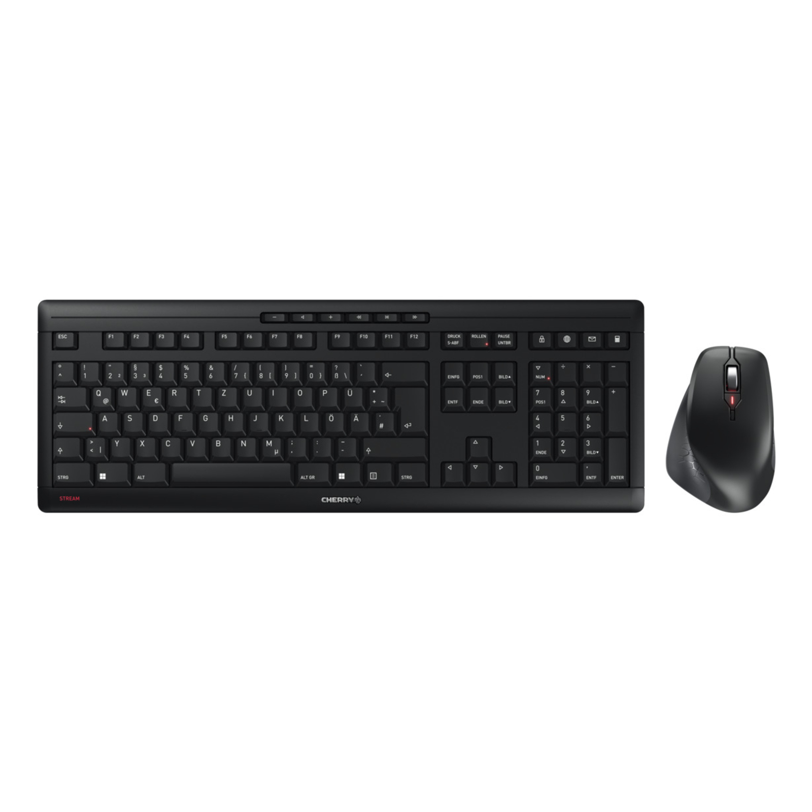 CHERRY TAS DESKTOP-SET Stream Comfort We DE-Lay Black