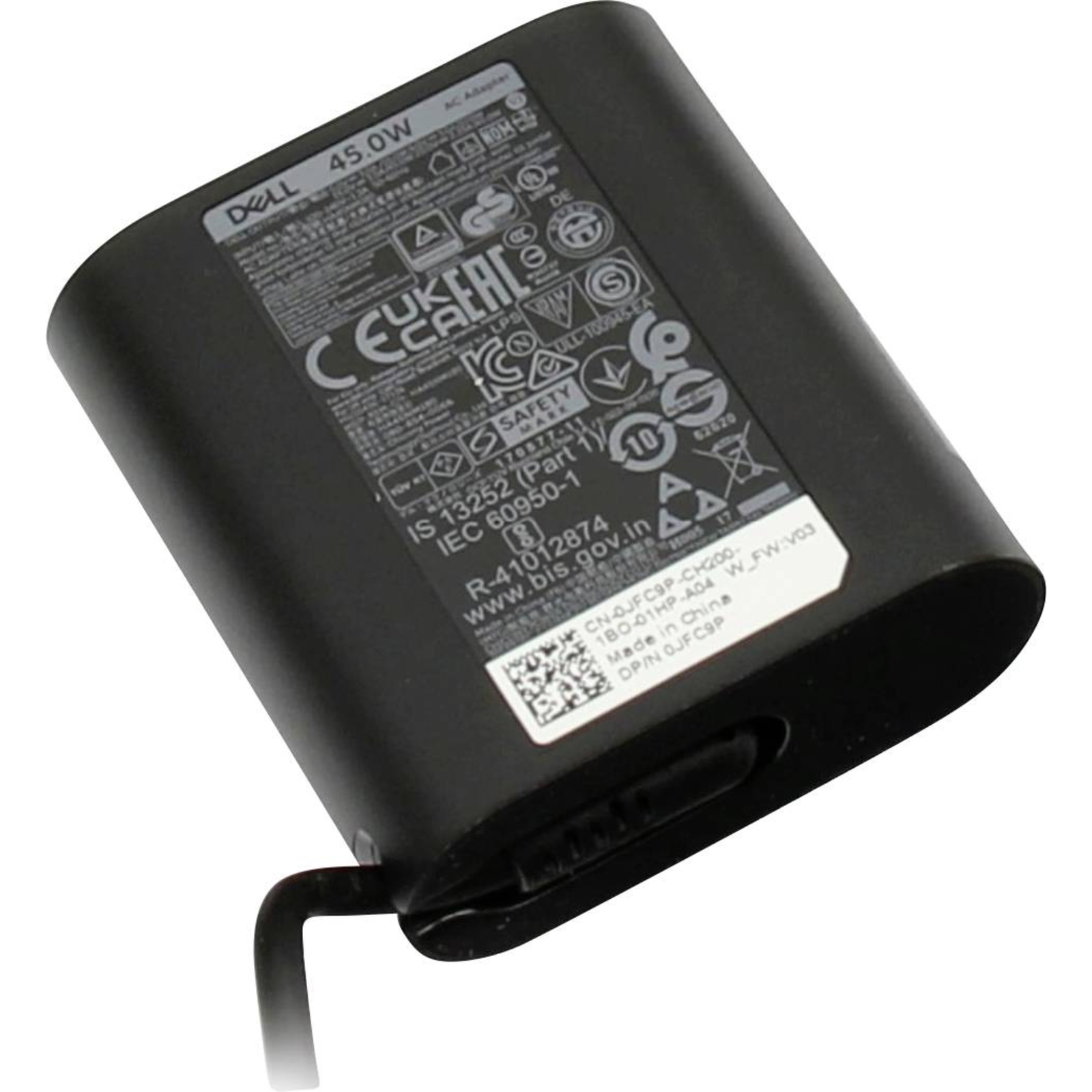 Dell AC Adapter 45W USB Type-C Includes Power Cable