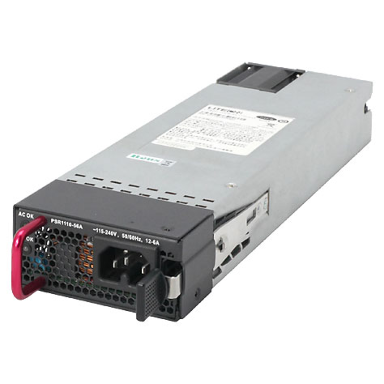 HPE X362 1110W 115-240VAC to 56VDC PoE Power Suppl